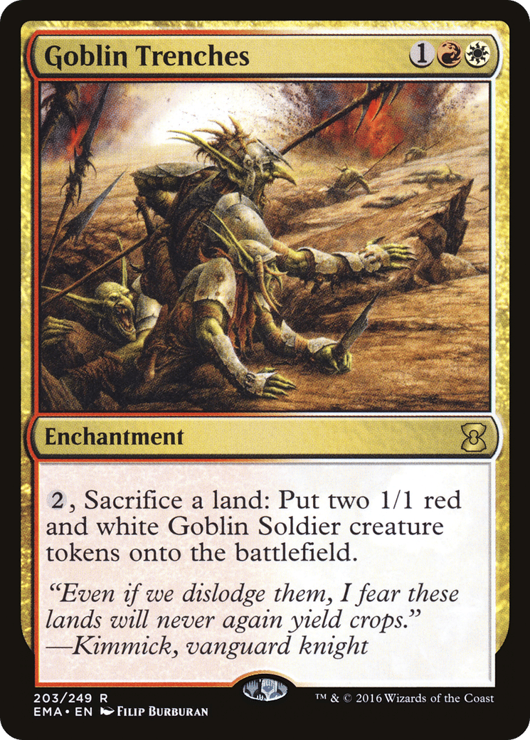 Goblin Trenches — Eternal Masters — Magic: The Gathering