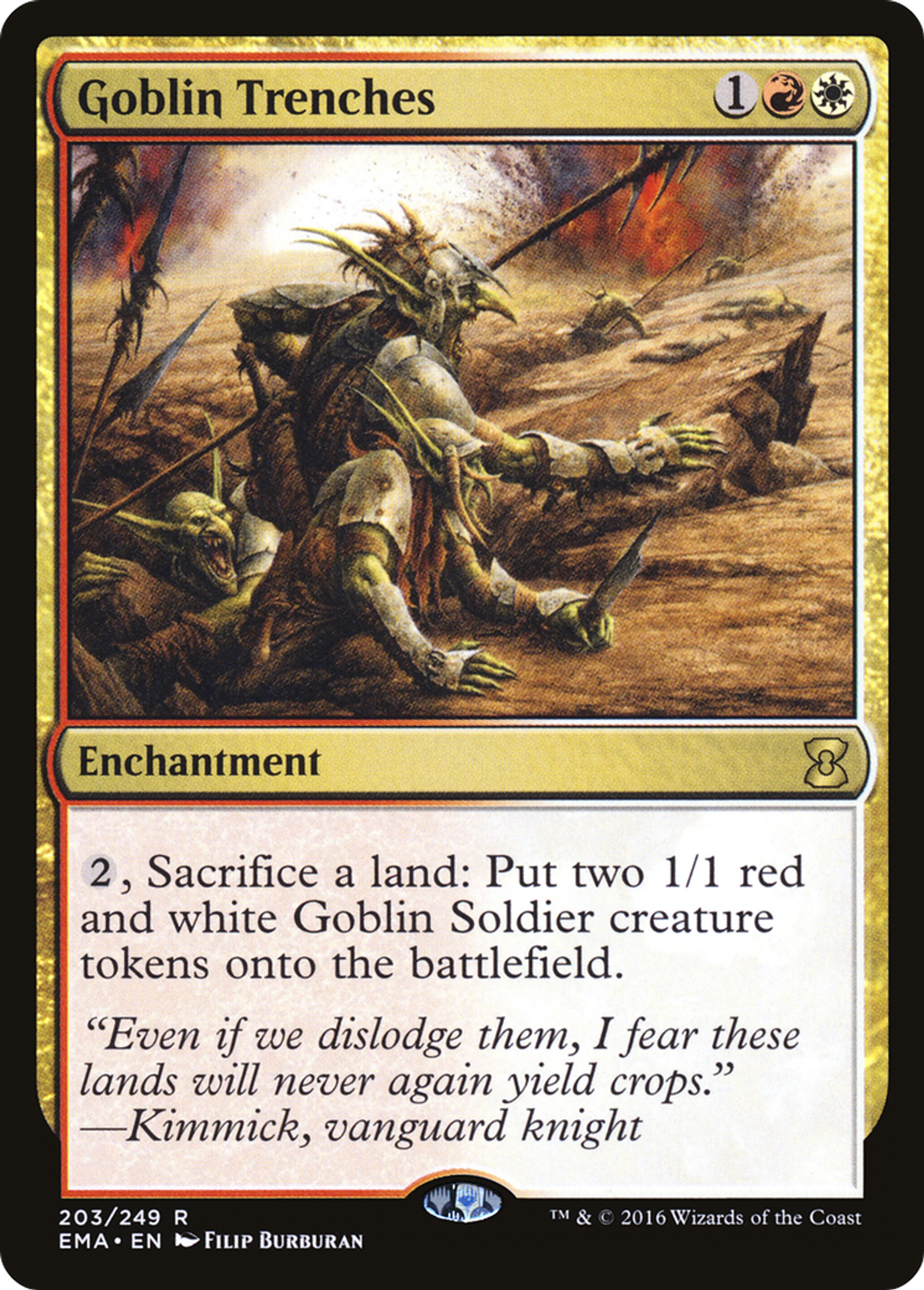 Tranchées des gobelins — Eternal Masters — Magic: The Gathering
