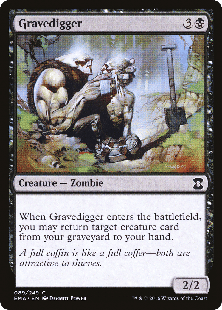 Gravedigger — Eternal Masters — Magic: The Gathering