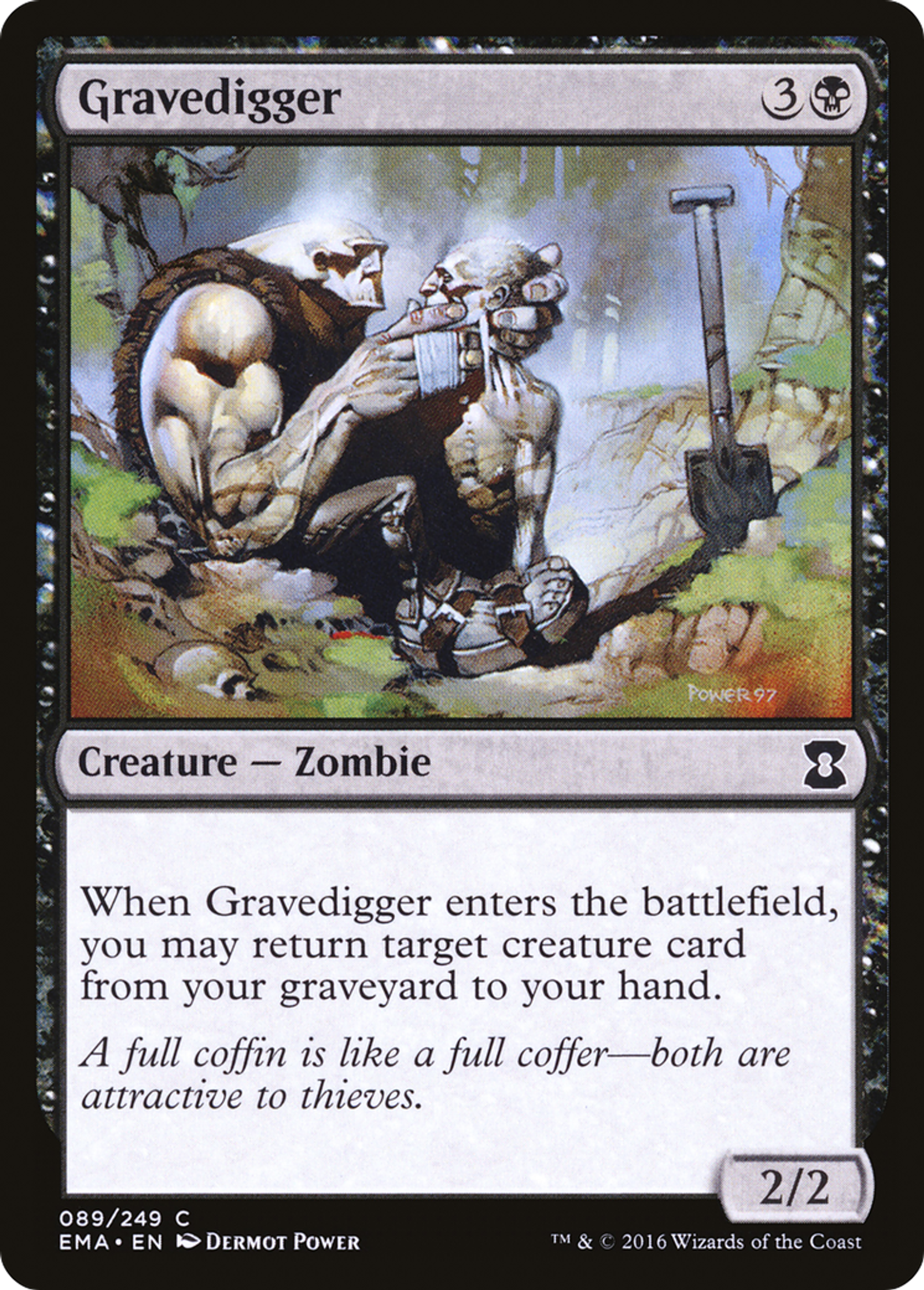 Gravedigger — Eternal Masters — Magic: The Gathering