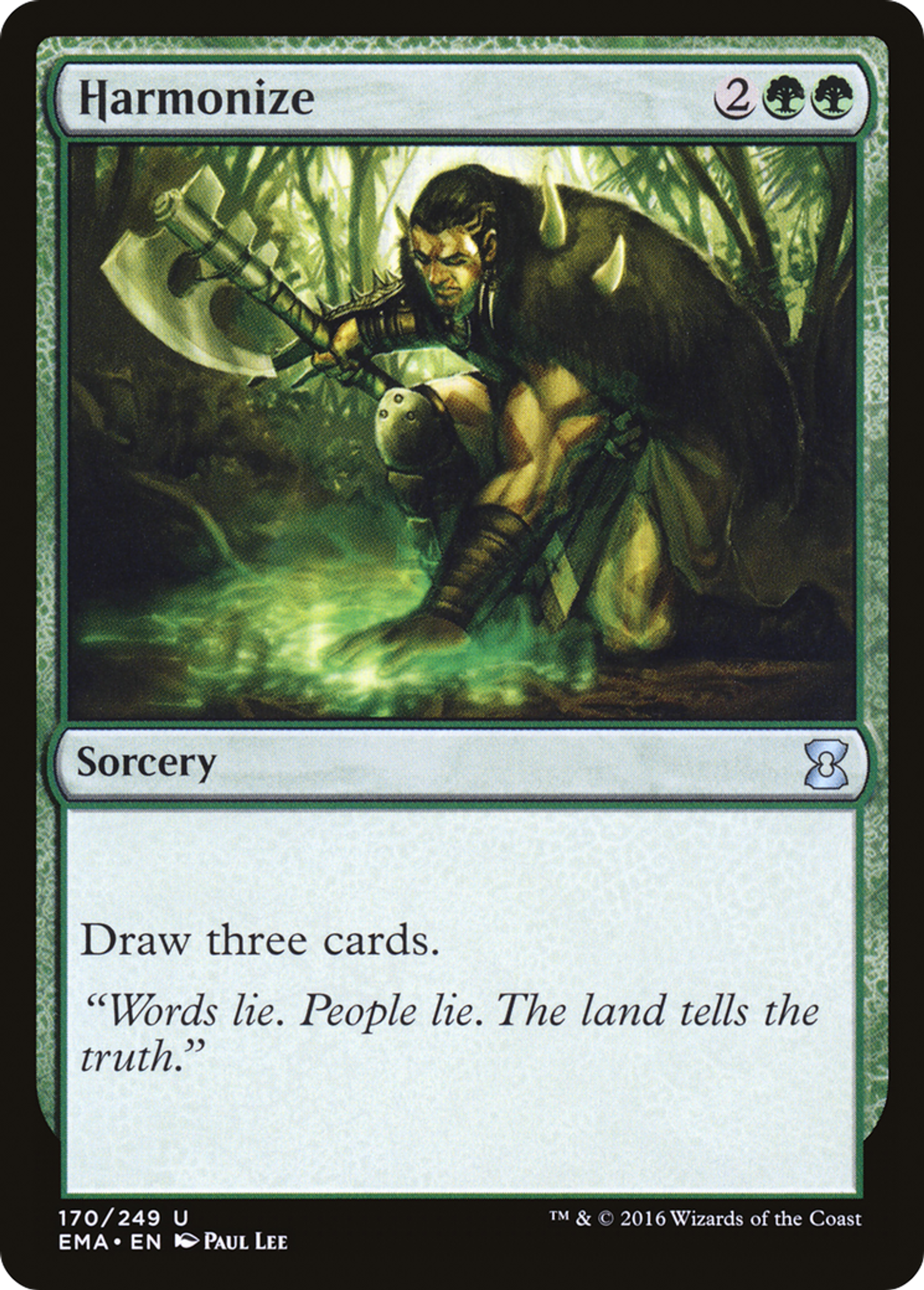 Harmonize — Eternal Masters — Magic: The Gathering