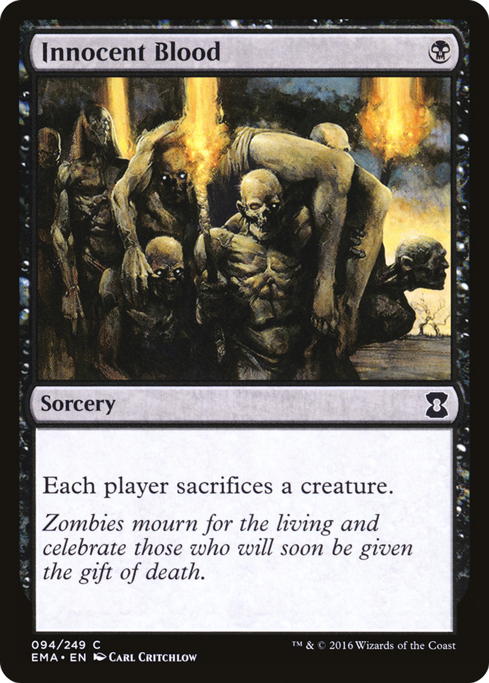Innocent Blood — Eternal Masters — Magic: The Gathering