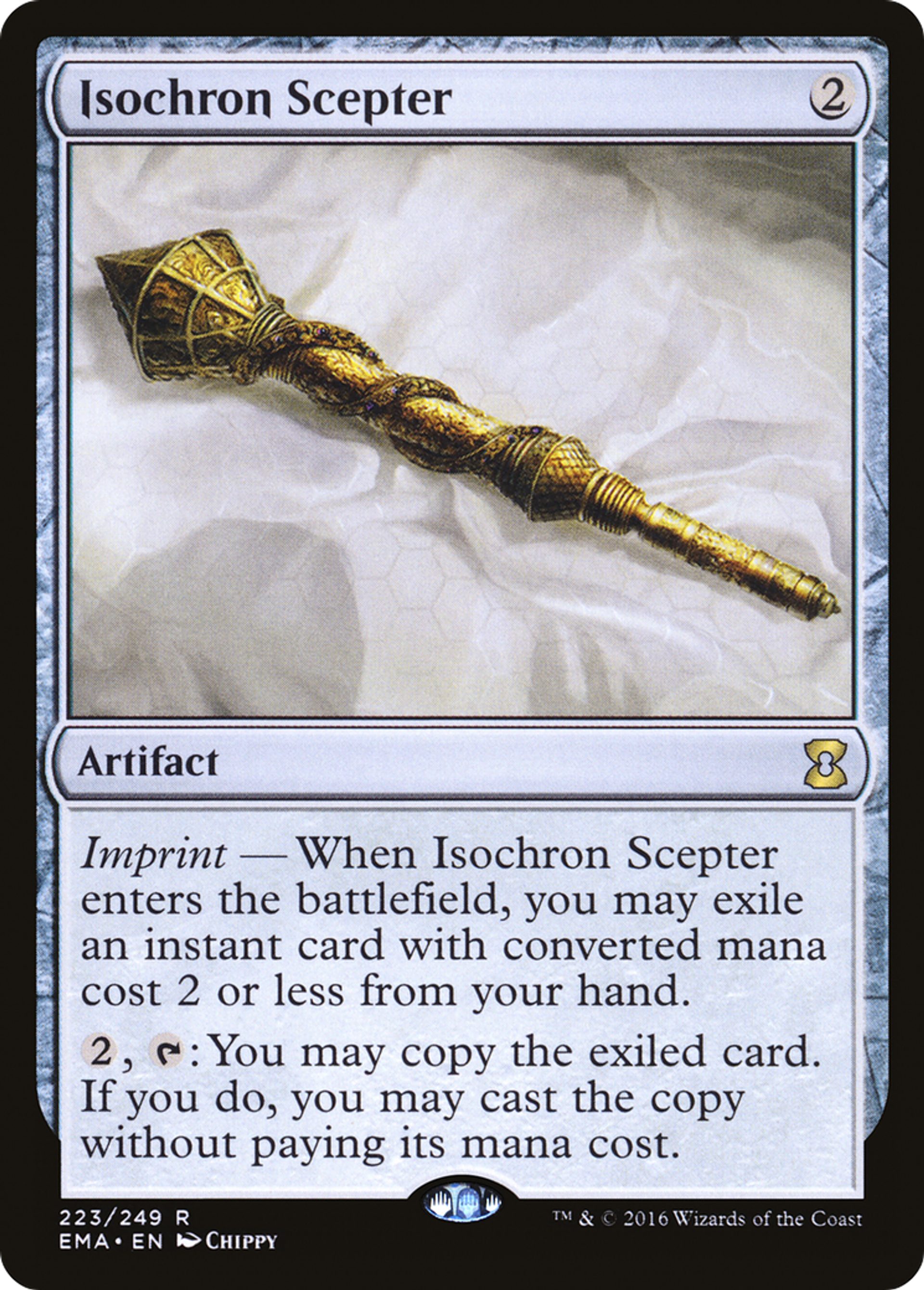 Sceptre isochronique — Eternal Masters — Magic: The Gathering