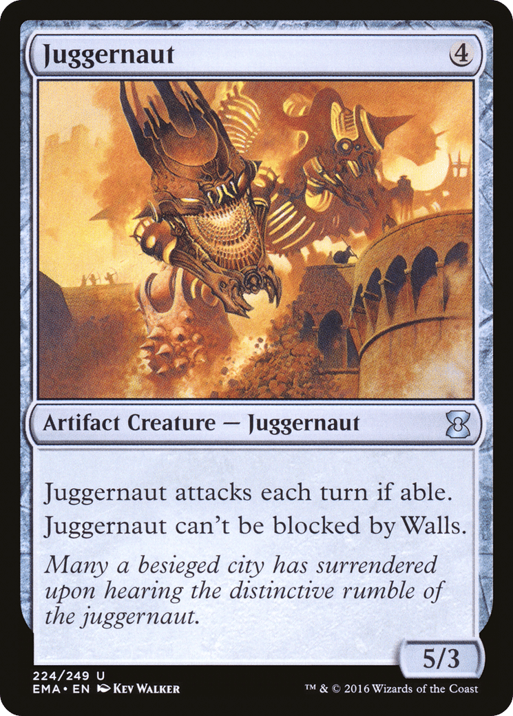 Juggernaut — Eternal Masters — Magic: The Gathering