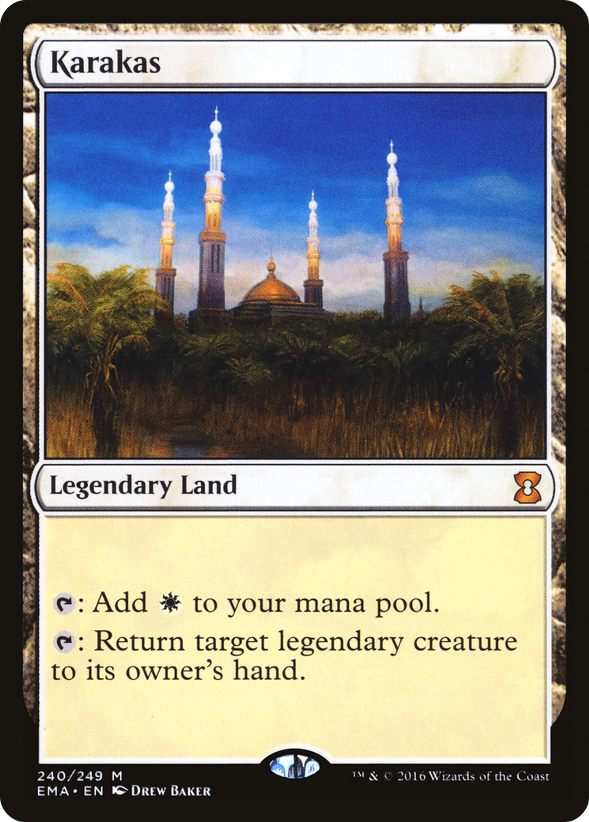 Karakas — Eternal Masters — Magic: The Gathering