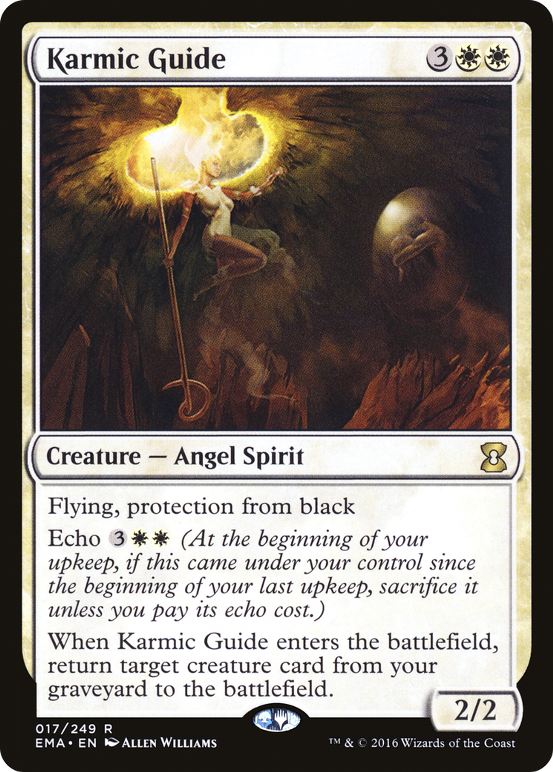 Karmic Guide — Eternal Masters — Magic: The Gathering