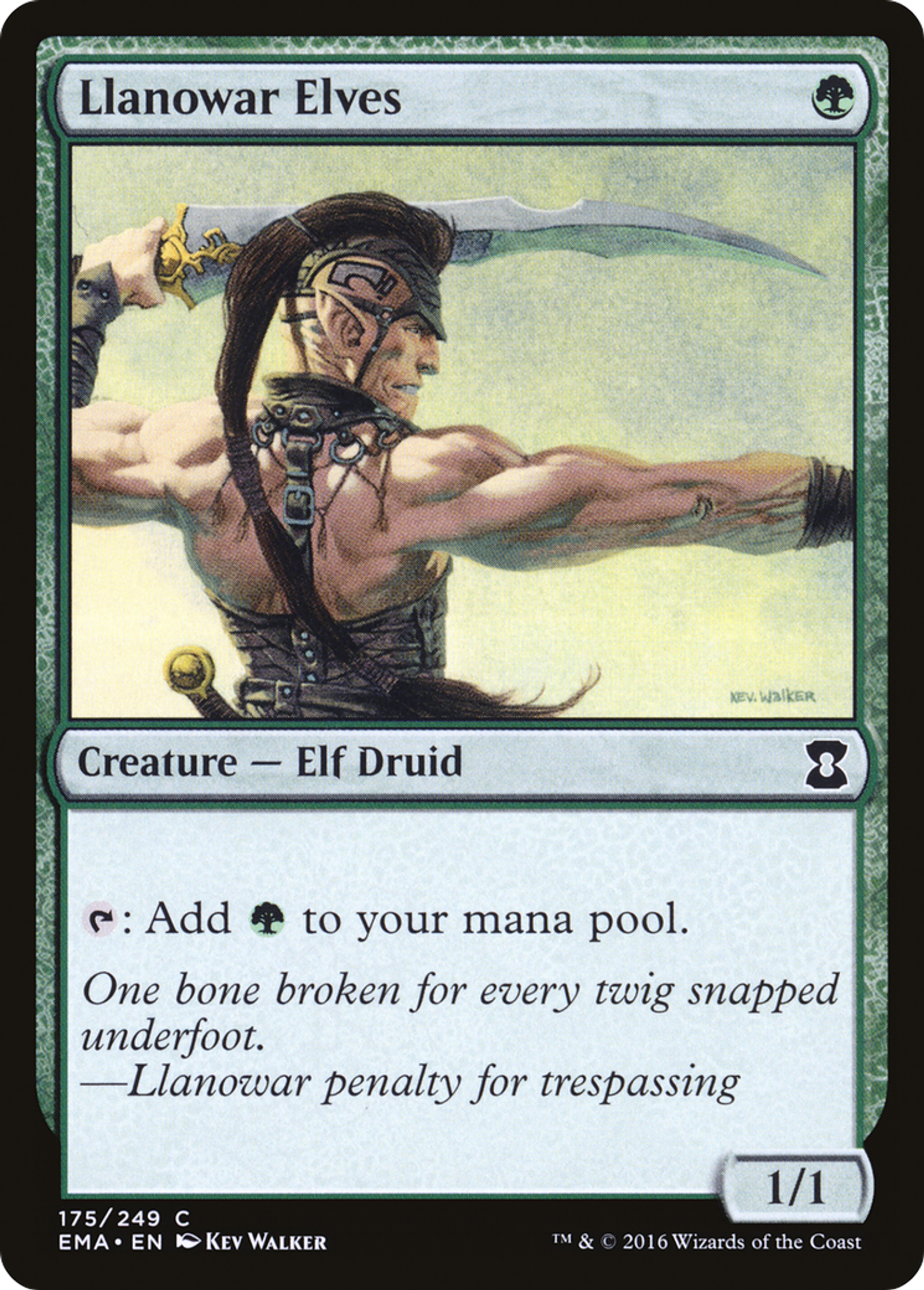 Elfes de Llanowar — Eternal Masters — Magic: The Gathering