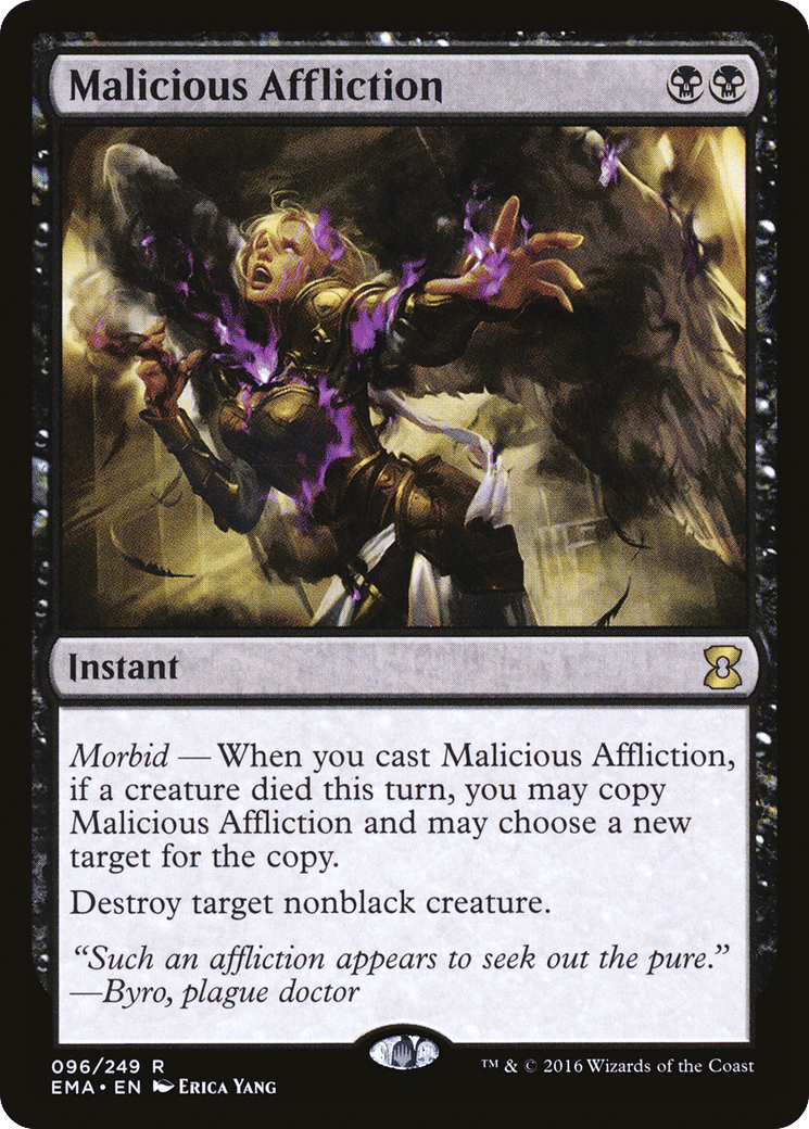 Malicious Affliction — Eternal Masters — Magic: The Gathering