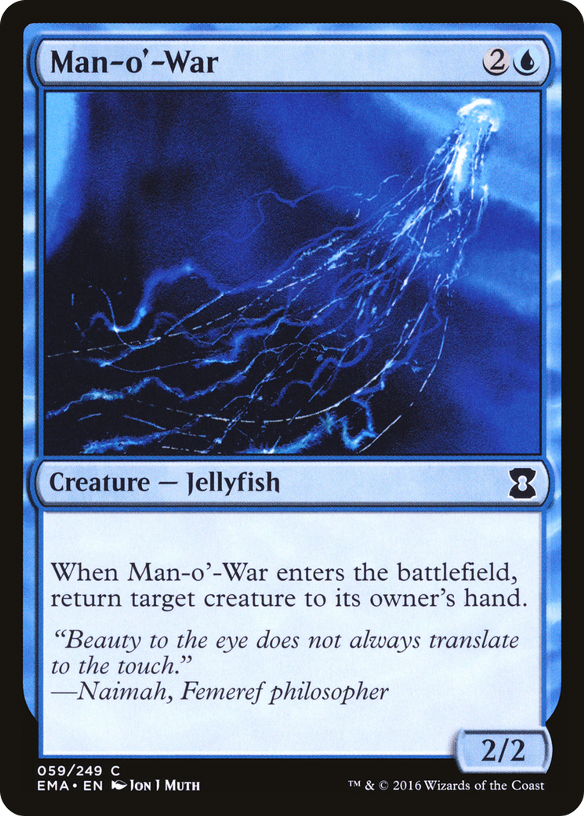Man-o'-War — Eternal Masters — Magic: The Gathering