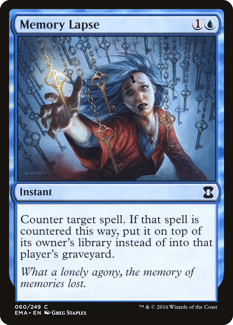 Memory Lapse — Eternal Masters — Magic: The Gathering