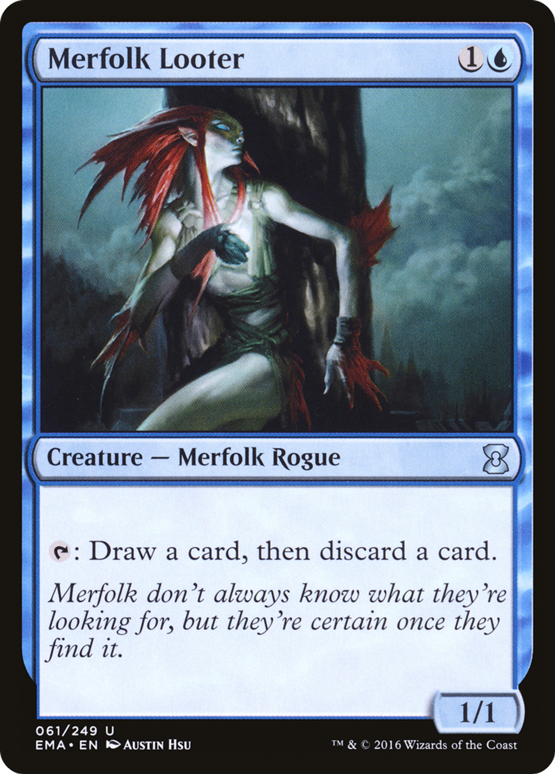 Merfolk Looter — Eternal Masters — Magic: The Gathering