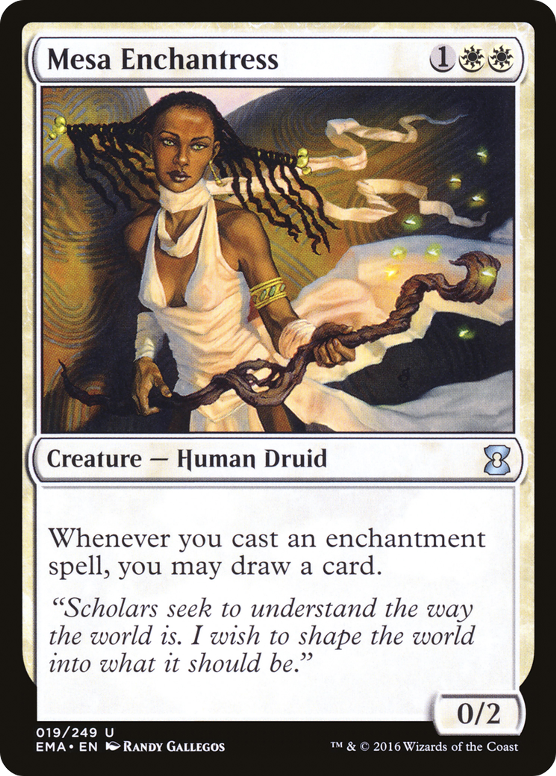 Mesa Enchantress — Eternal Masters — Magic: The Gathering