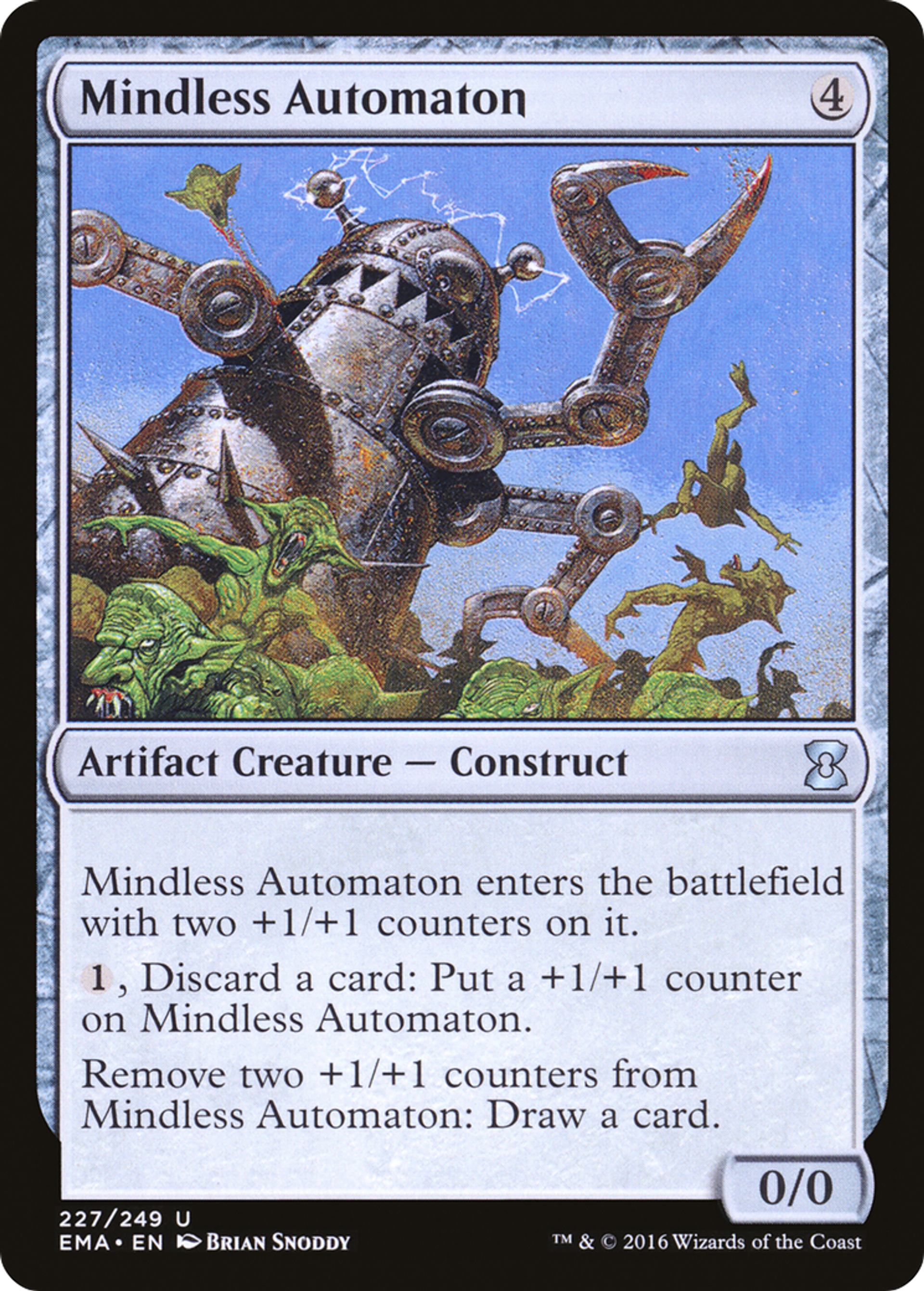Mindless Automaton — Eternal Masters — Magic: The Gathering
