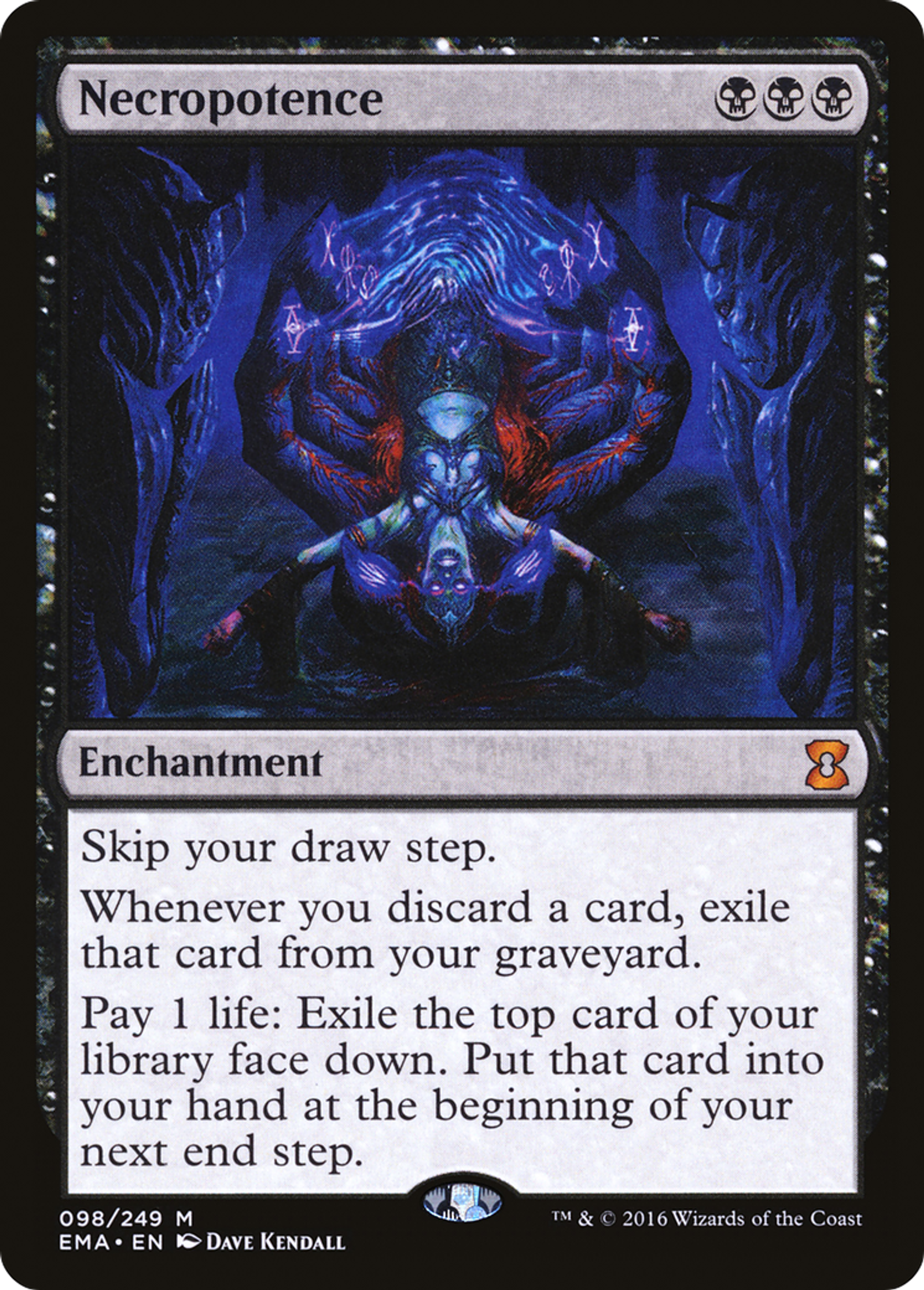 Necropotence — Eternal Masters — Magic: The Gathering