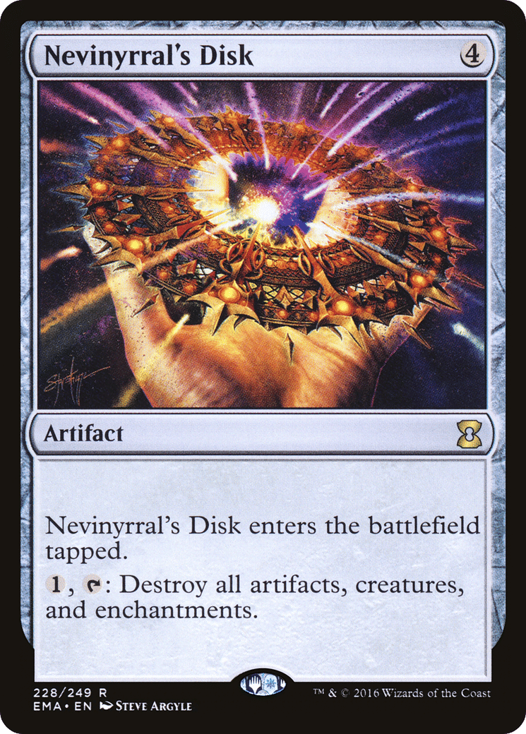 Nevinyrral's Disk — Eternal Masters — Magic: The Gathering