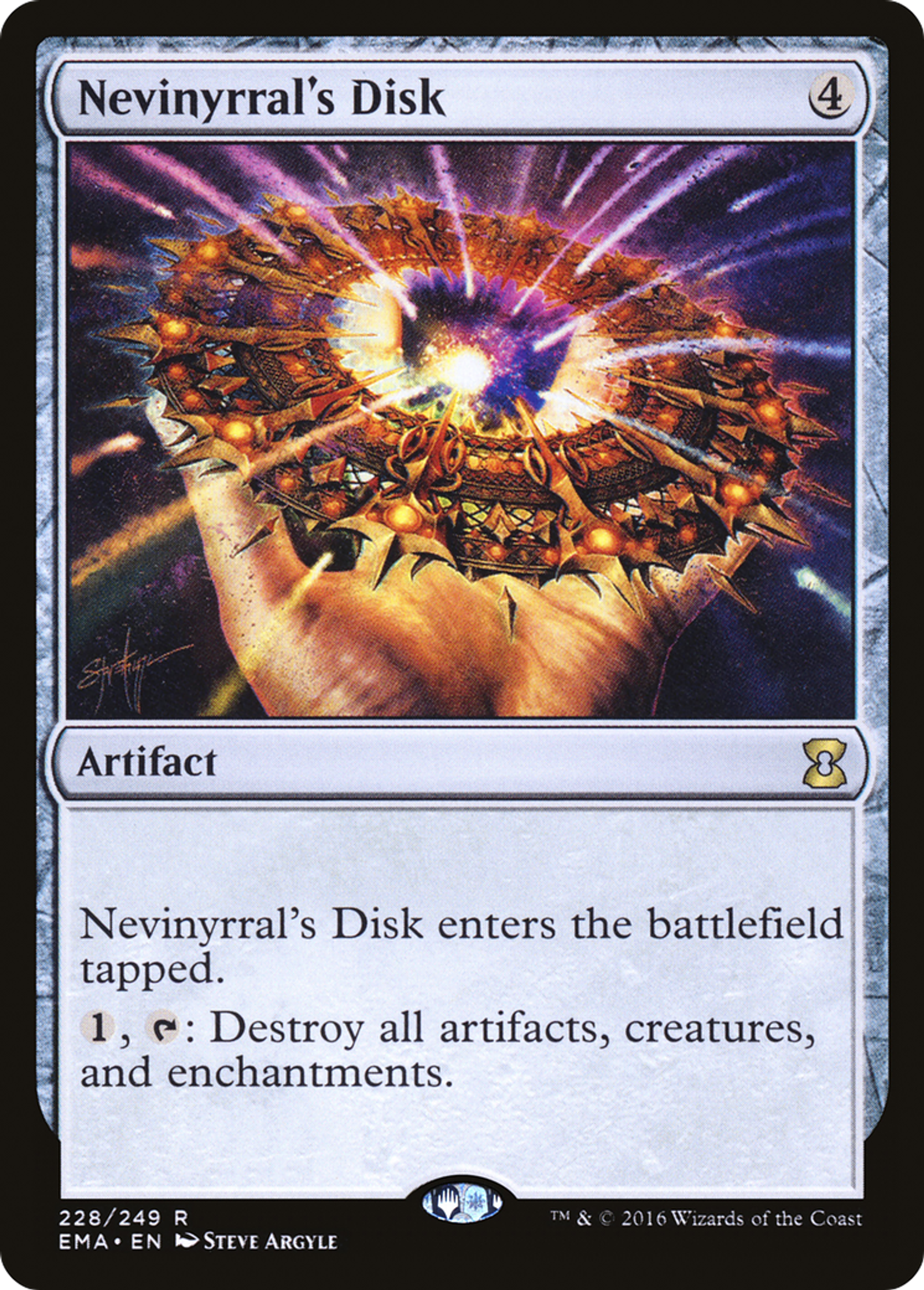 Nevinyrral's Disk — Eternal Masters — Magic: The Gathering