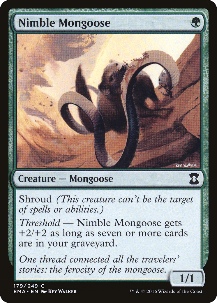 Nimble Mongoose — Eternal Masters — Magic: The Gathering