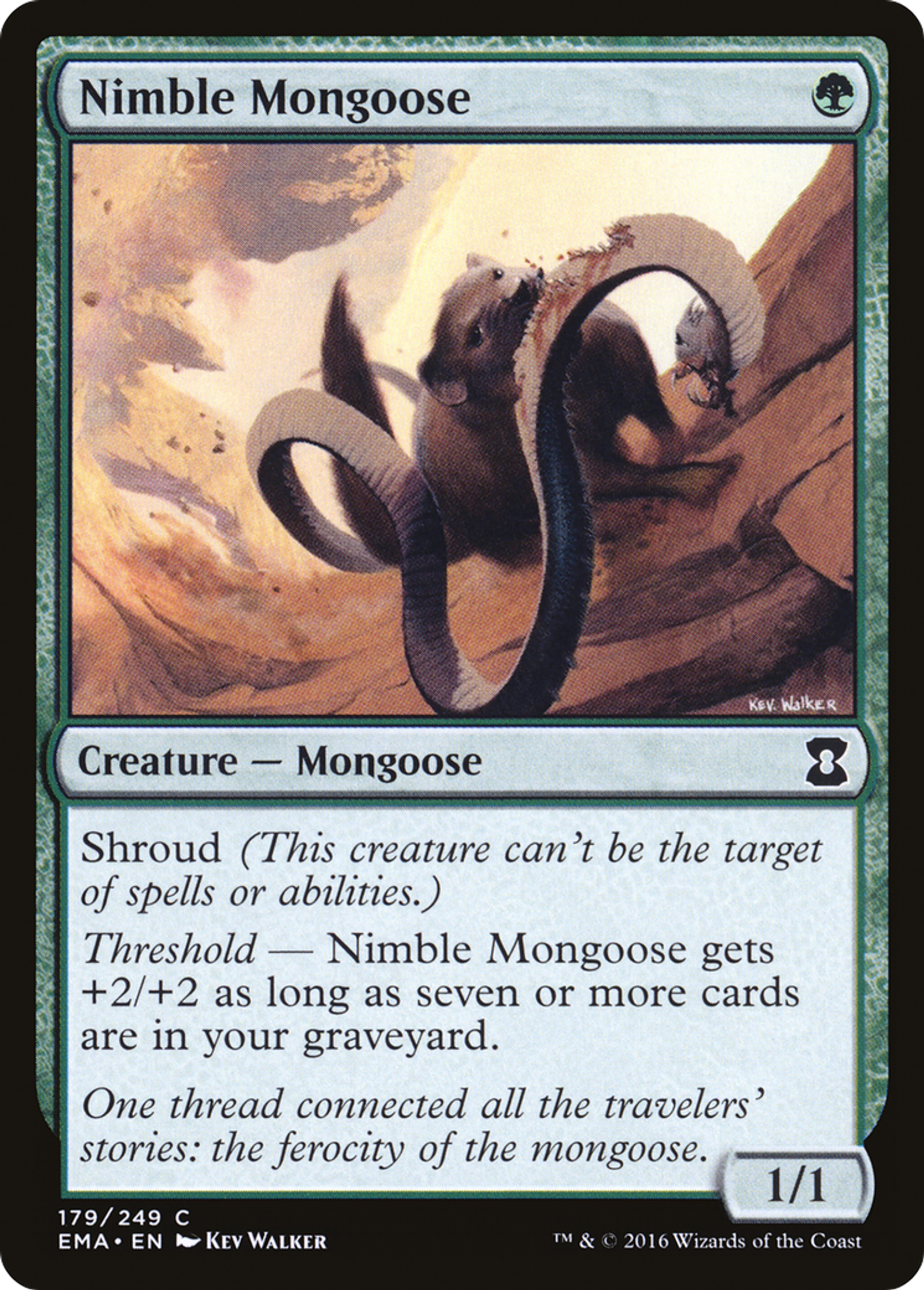 Nimble Mongoose — Eternal Masters — Magic: The Gathering