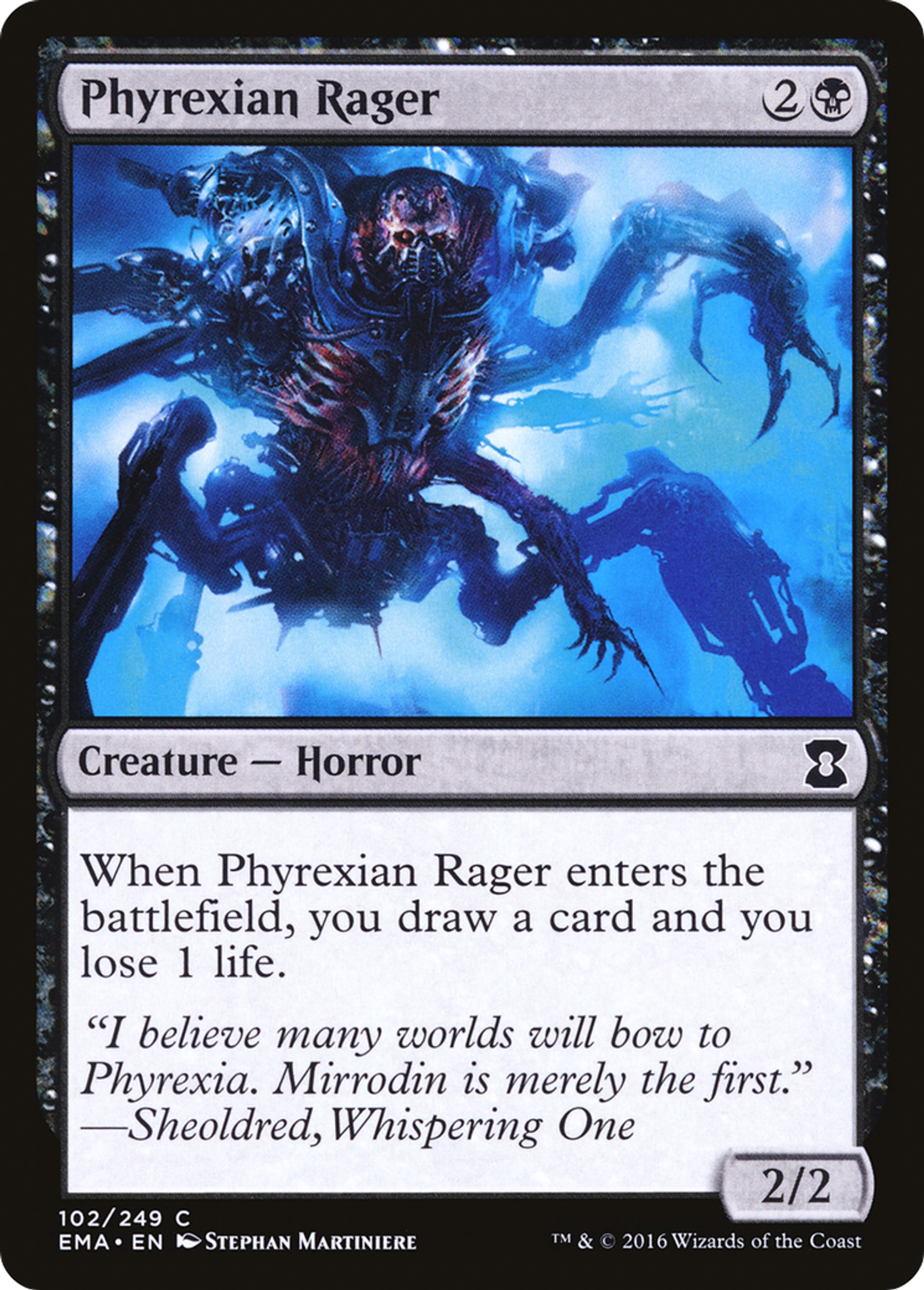Phyrexian Rager — Eternal Masters — Magic: The Gathering