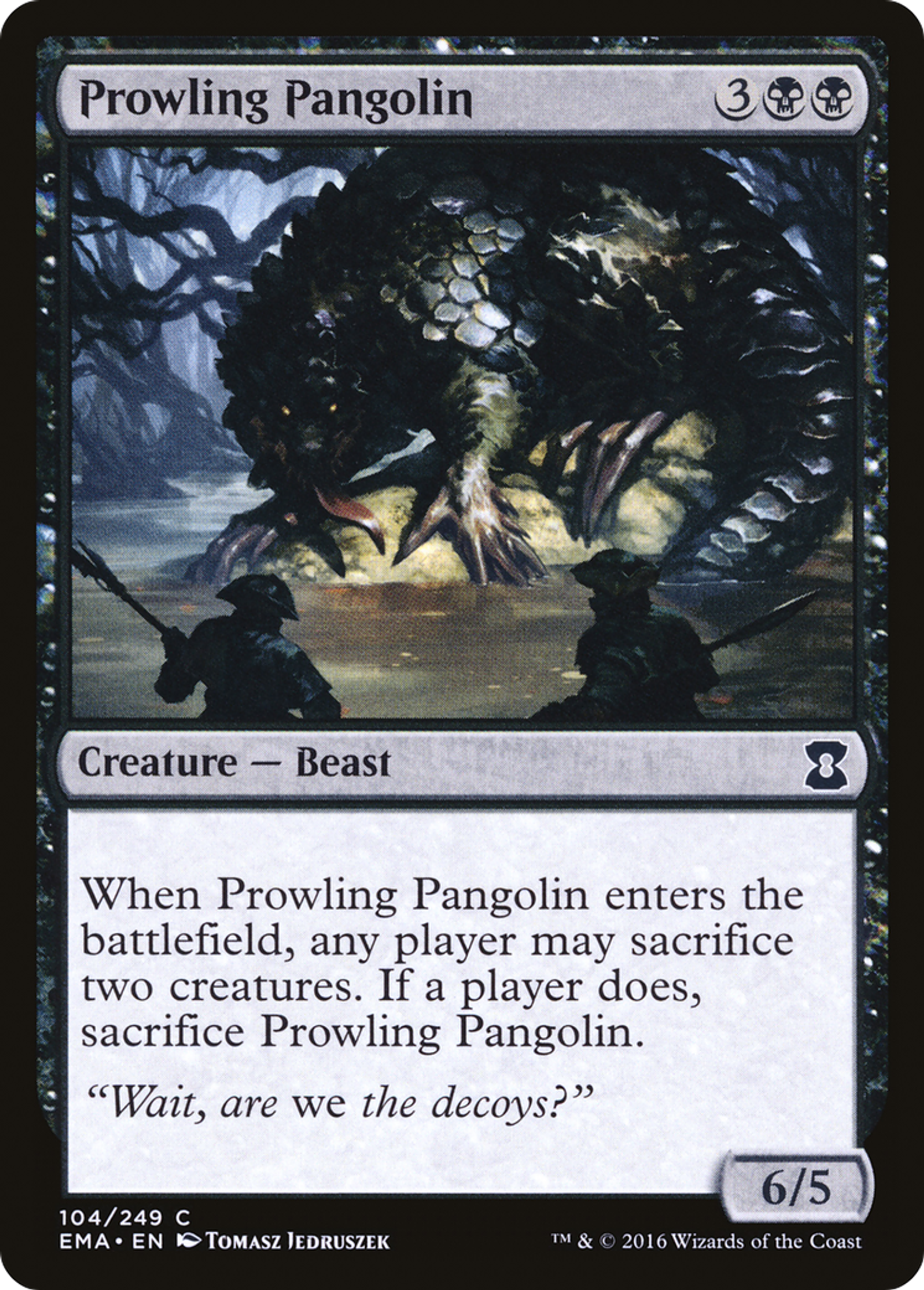 Prowling Pangolin — Eternal Masters — Magic: The Gathering