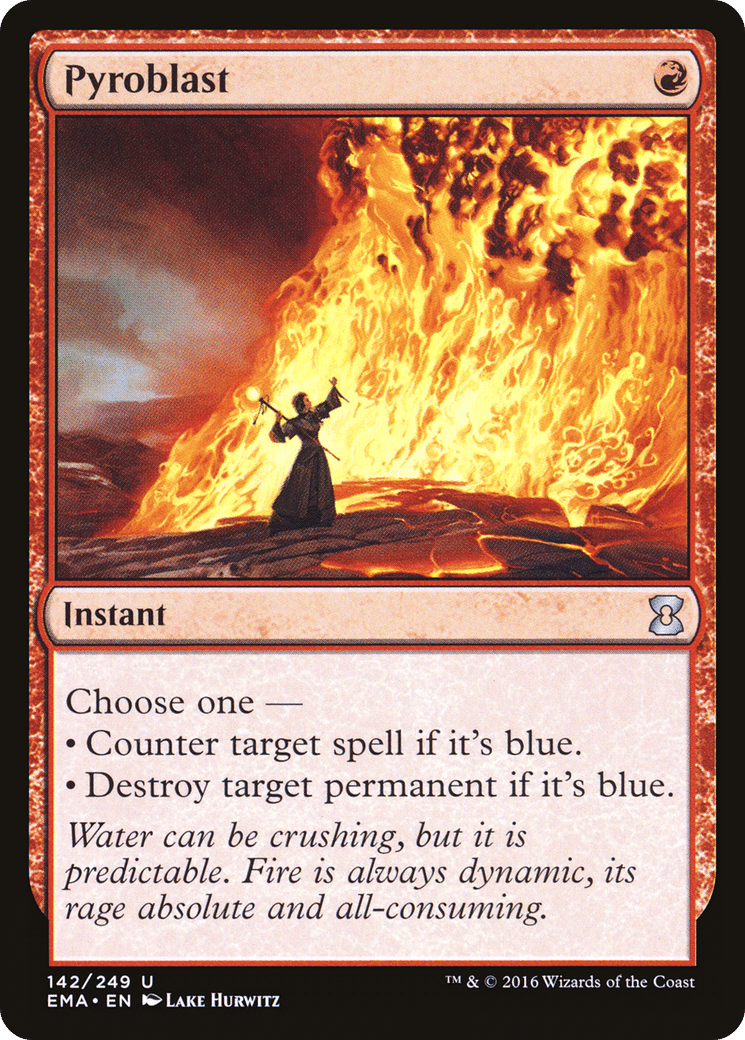 Pyroblast — Eternal Masters — Magic: The Gathering