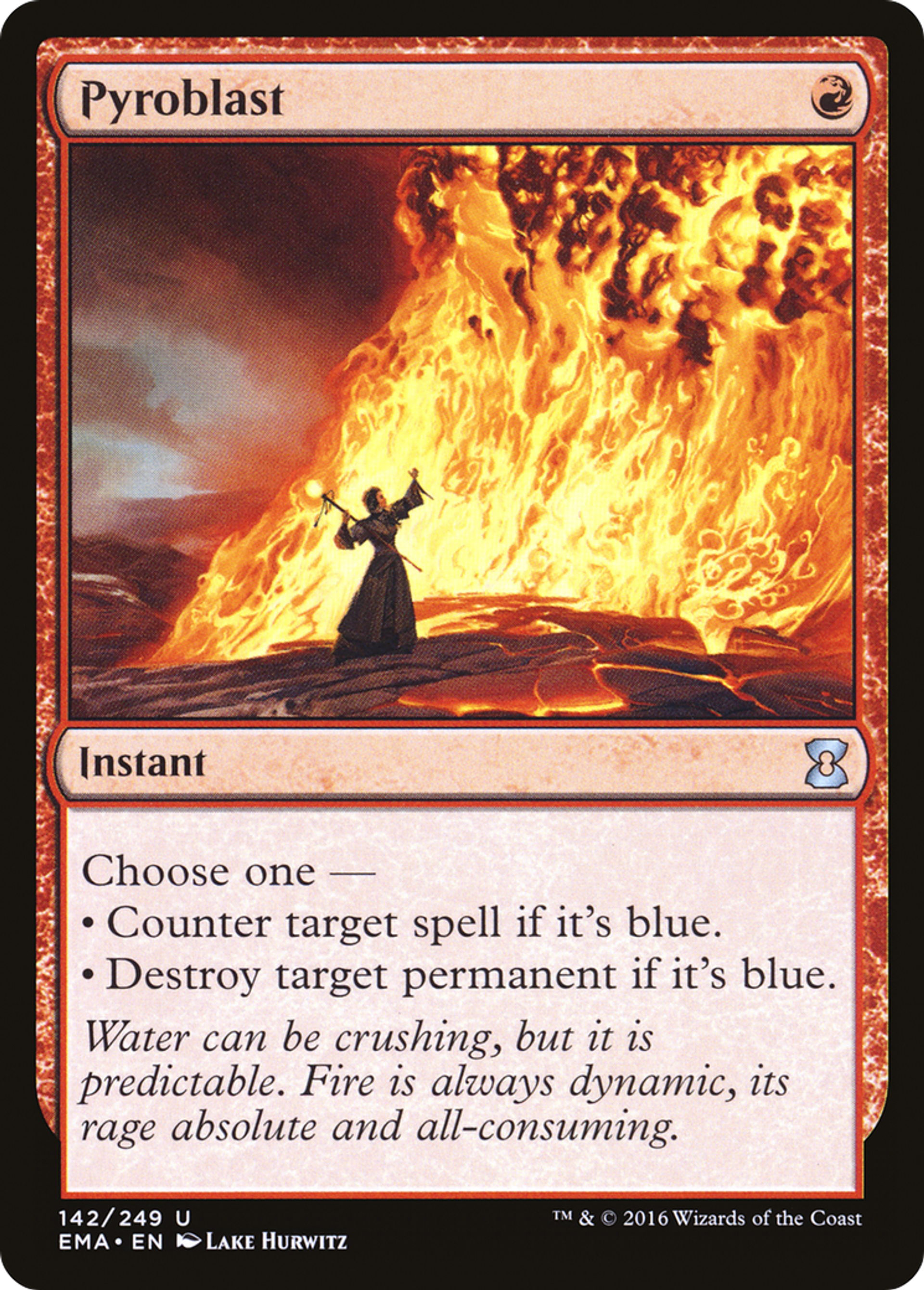 Pyroblast — Eternal Masters — Magic: The Gathering