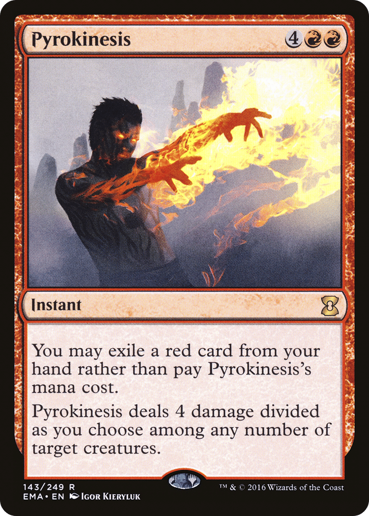 Pyrokinesis — Eternal Masters — Magic: The Gathering