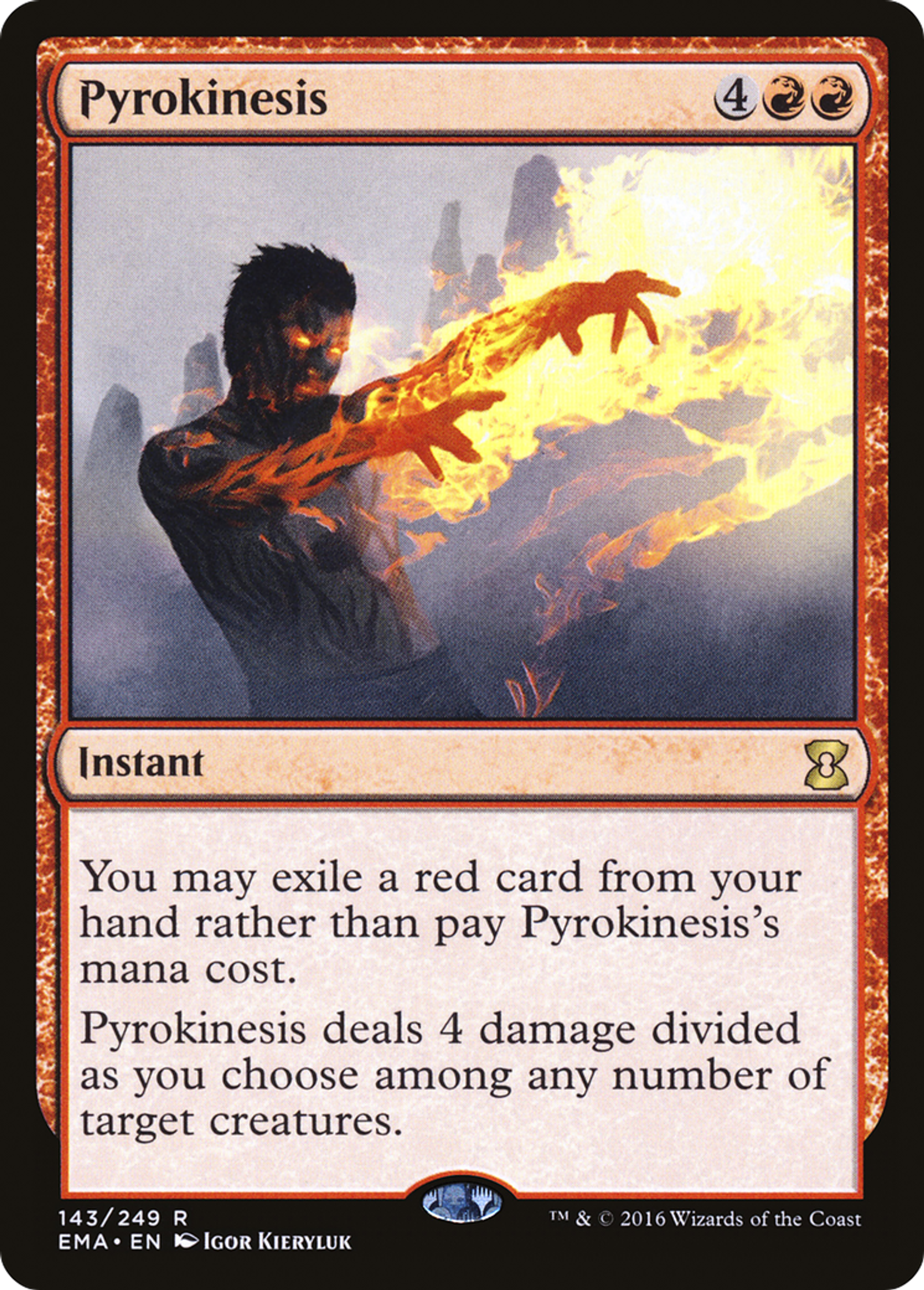 Pyrokinesis — Eternal Masters — Magic: The Gathering