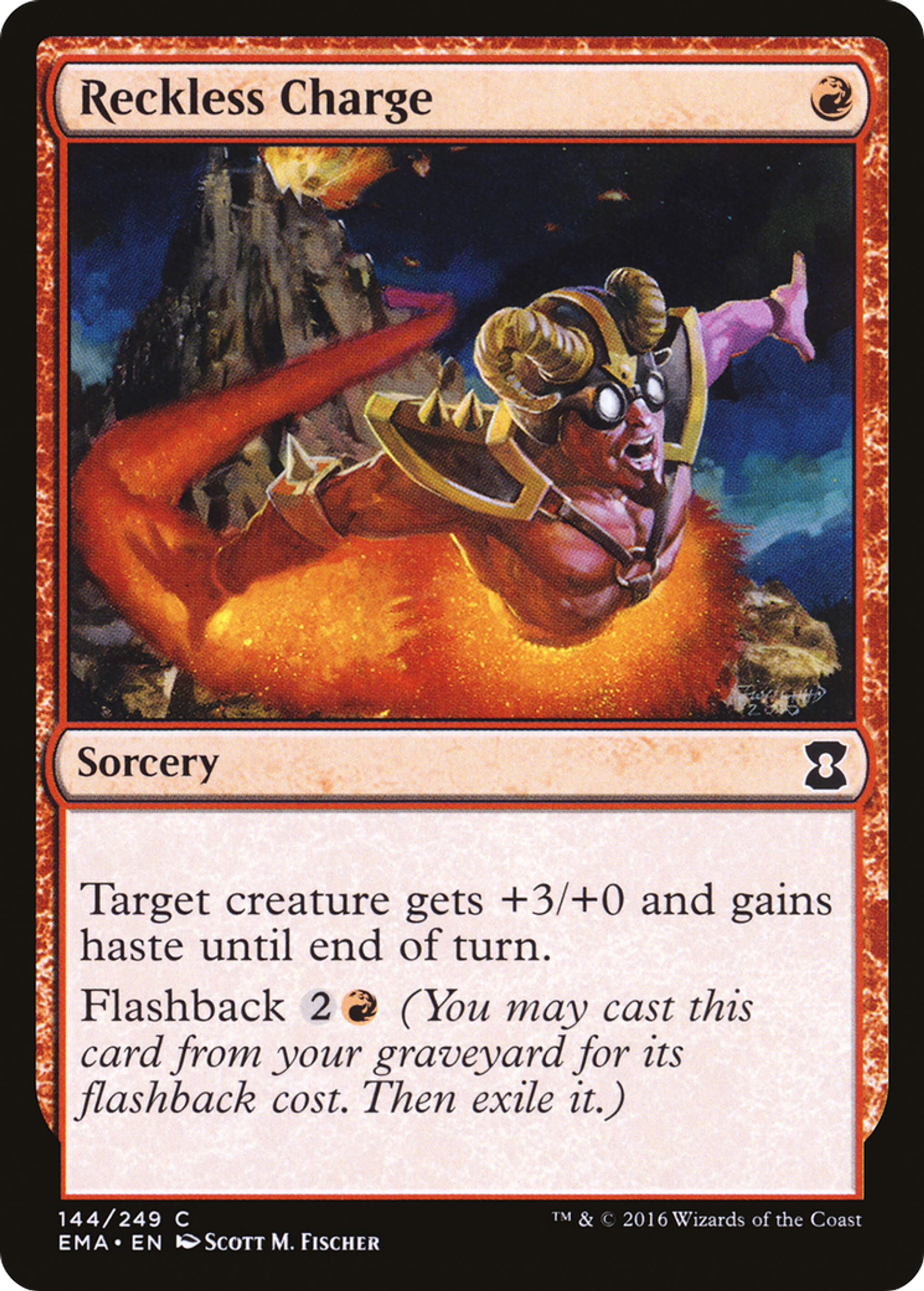 Reckless Charge — Eternal Masters — Magic: The Gathering