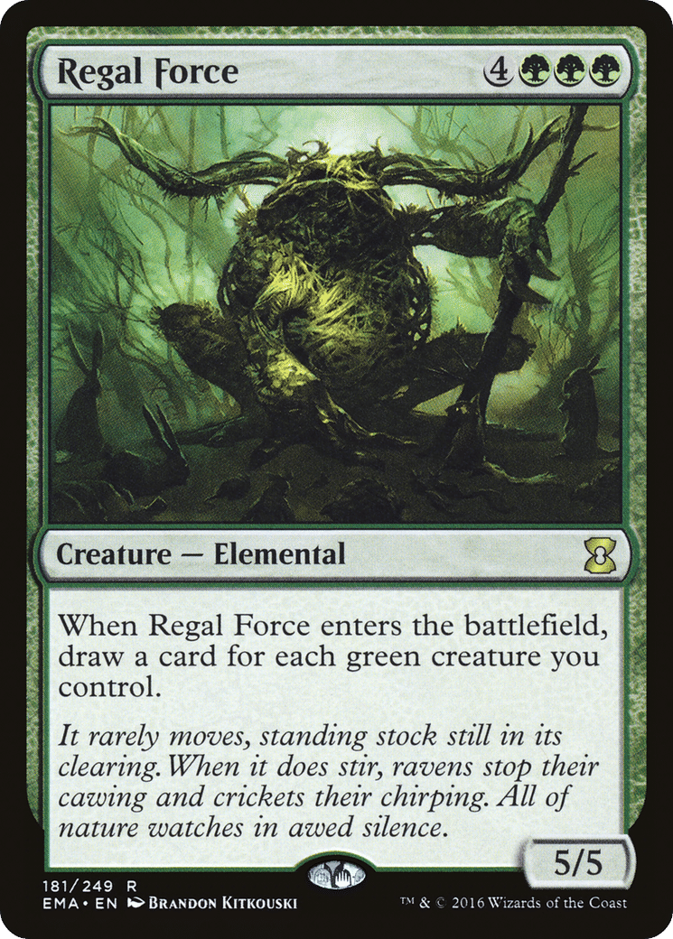 Regal Force — Eternal Masters — Magic: The Gathering