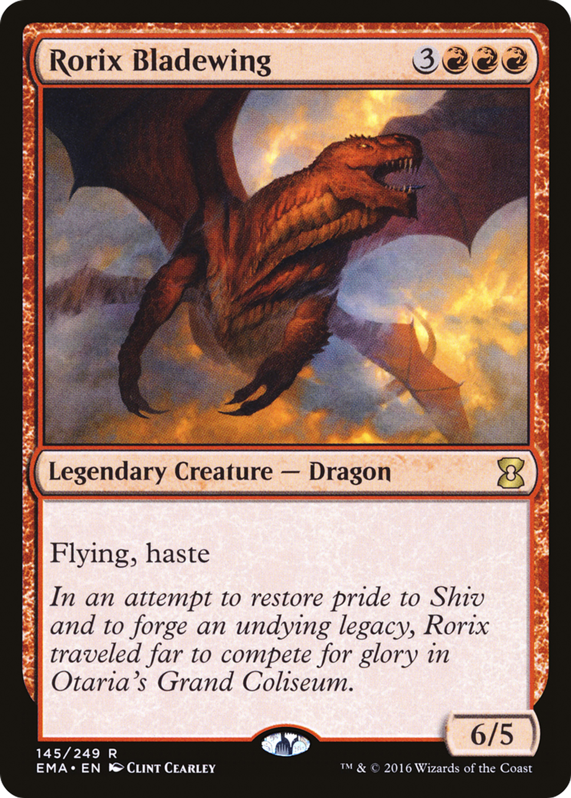Rorix Bladewing — Eternal Masters — Magic: The Gathering