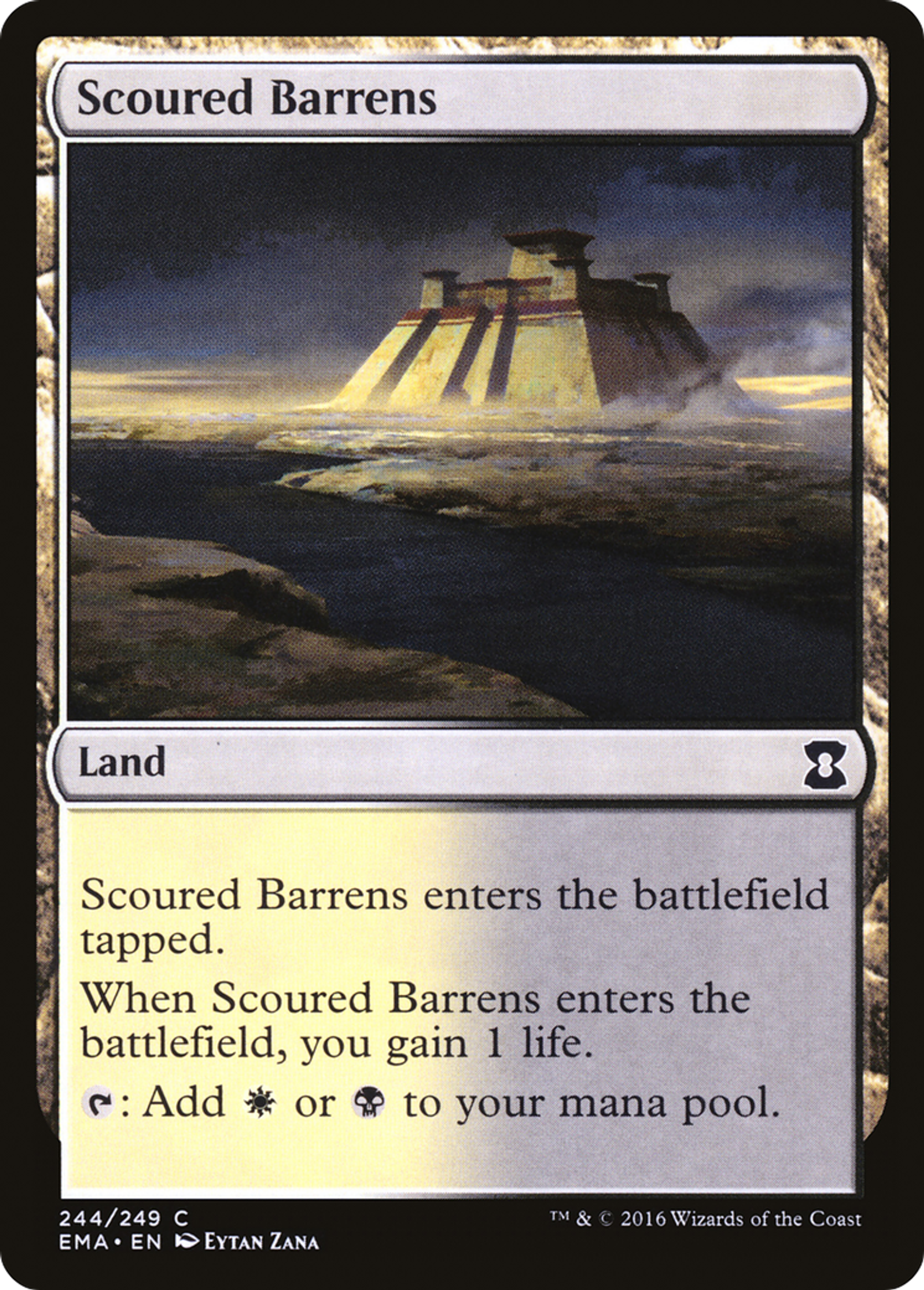 Scoured Barrens — Eternal Masters — Magic: The Gathering