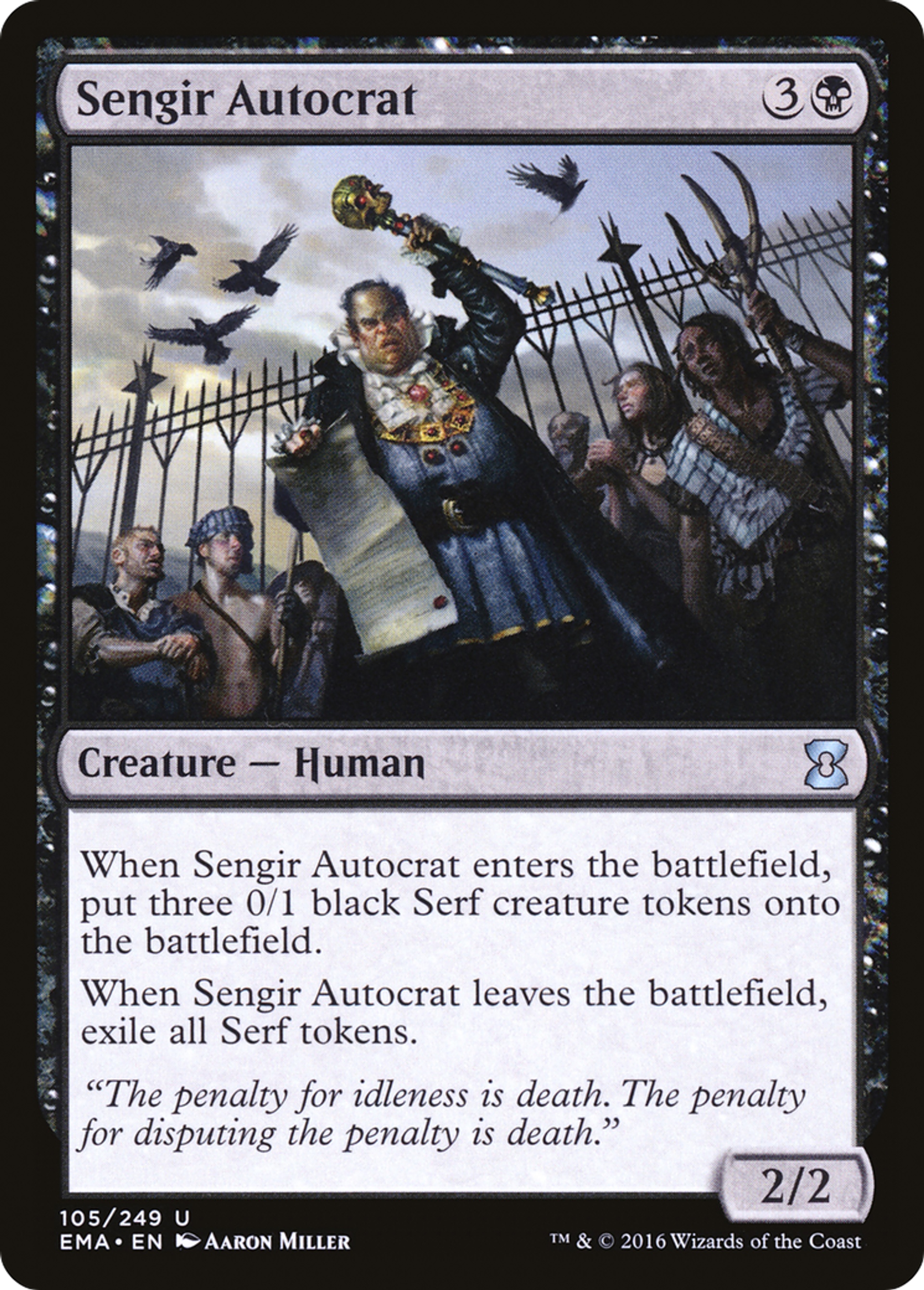 Sengir Autocrat — Eternal Masters — Magic: The Gathering