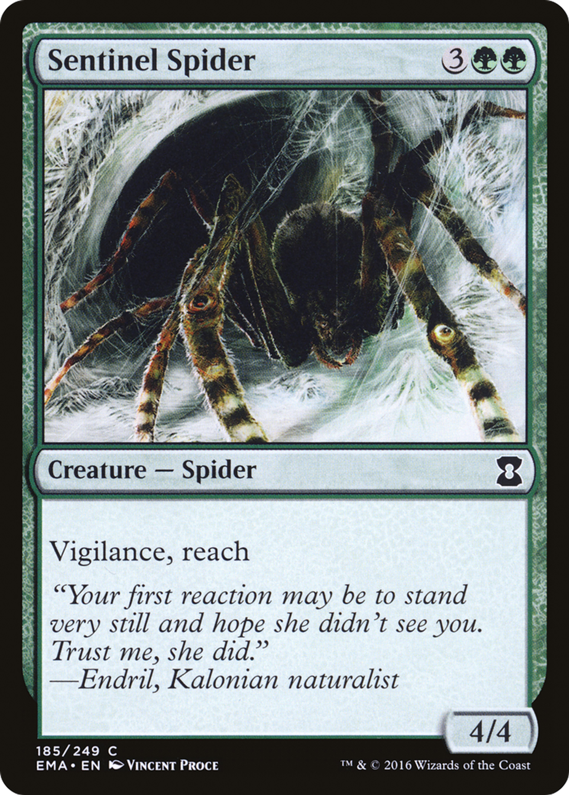 Araignée sentinelle — Eternal Masters — Magic: The Gathering