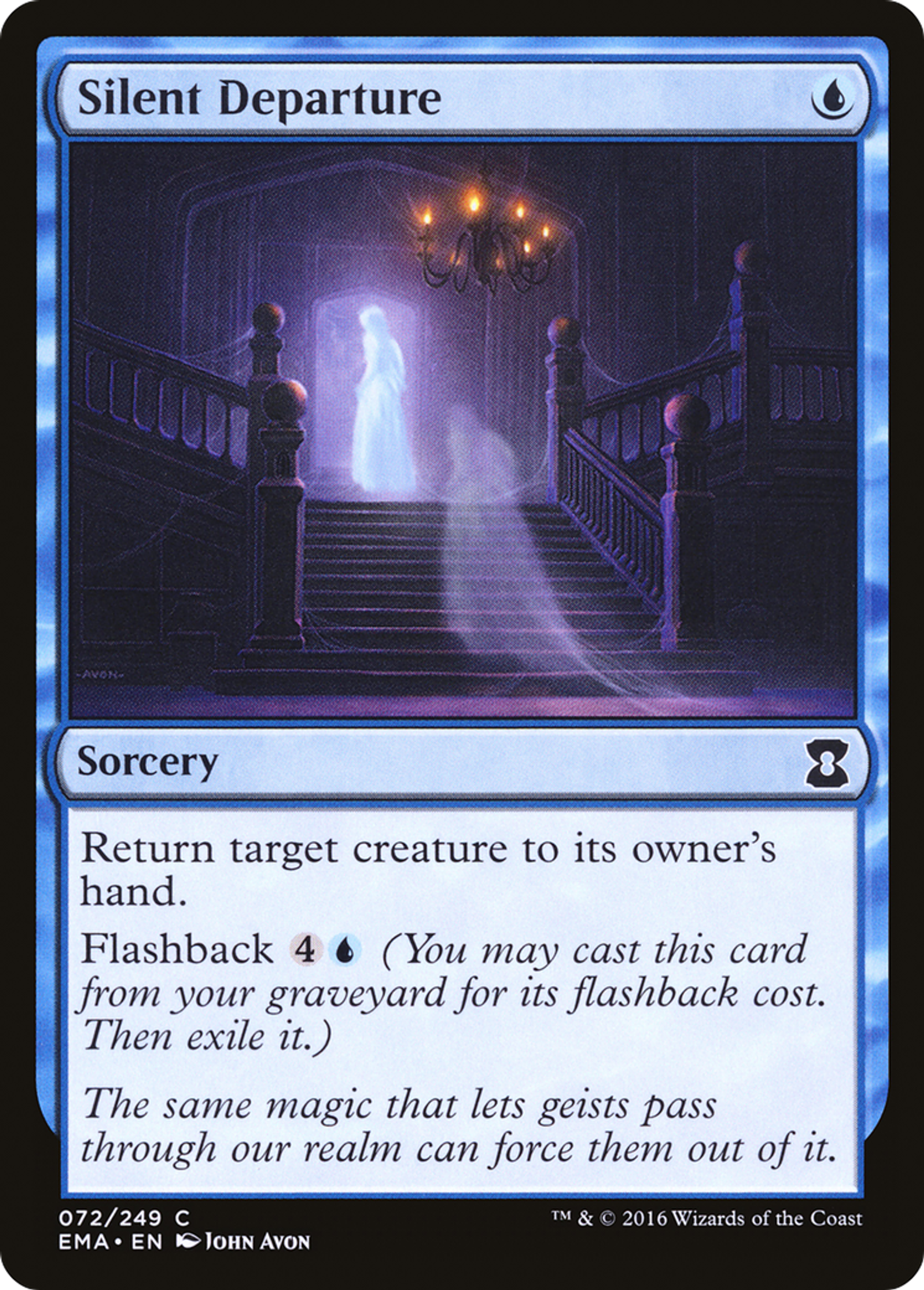 Silent Departure — Eternal Masters — Magic: The Gathering