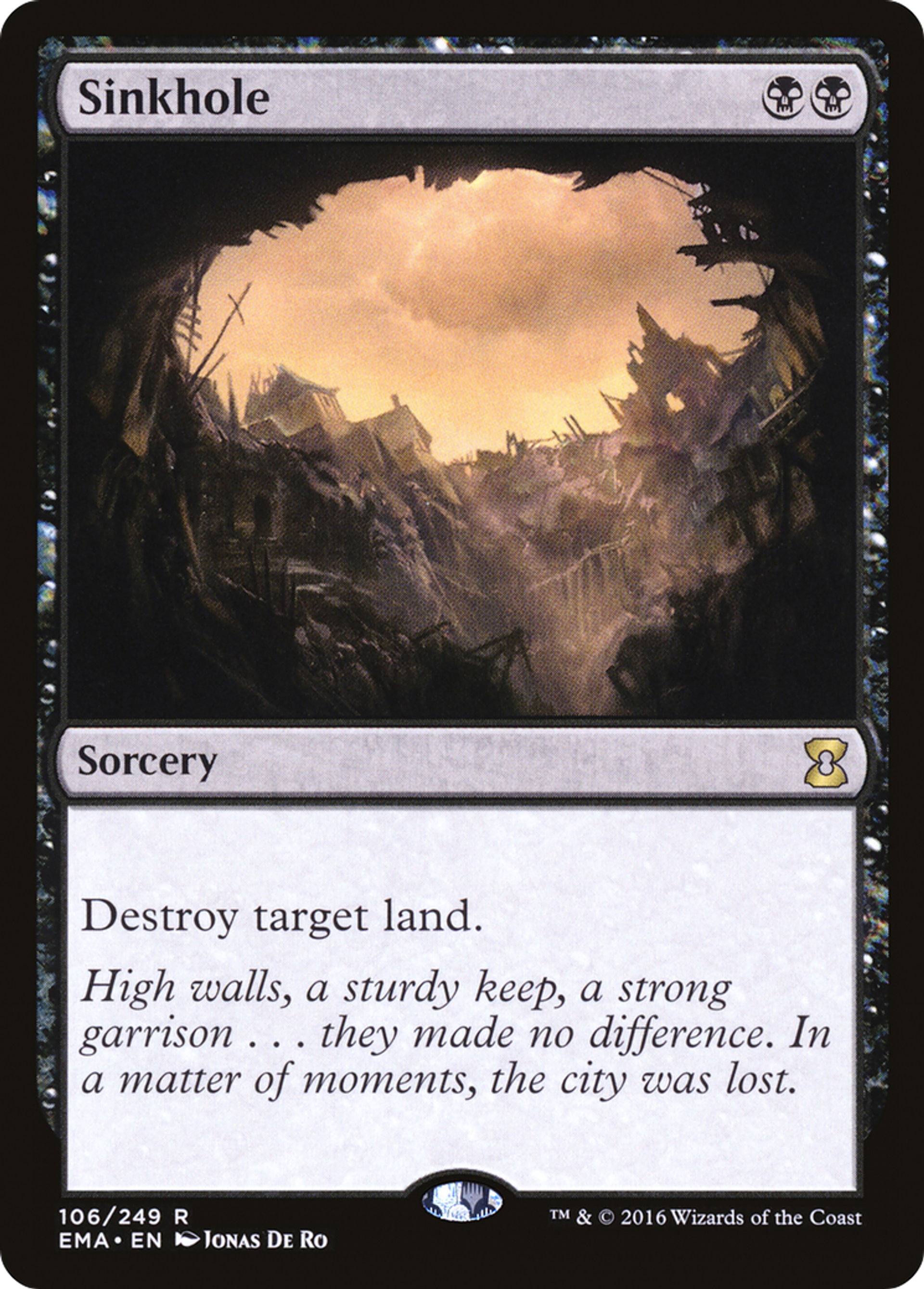 Sinkhole — Eternal Masters — Magic: The Gathering