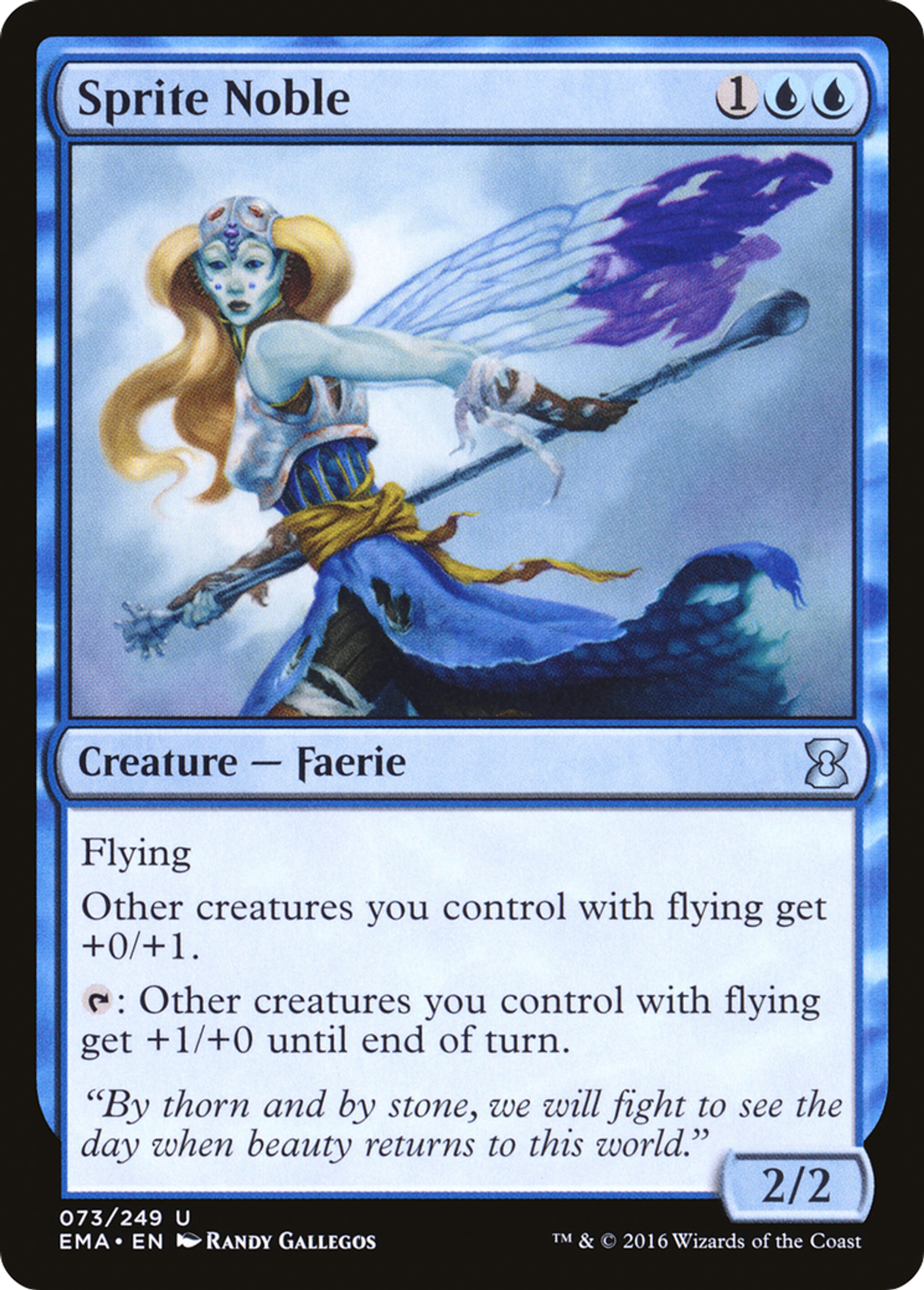 Sprite Noble — Eternal Masters — Magic: The Gathering