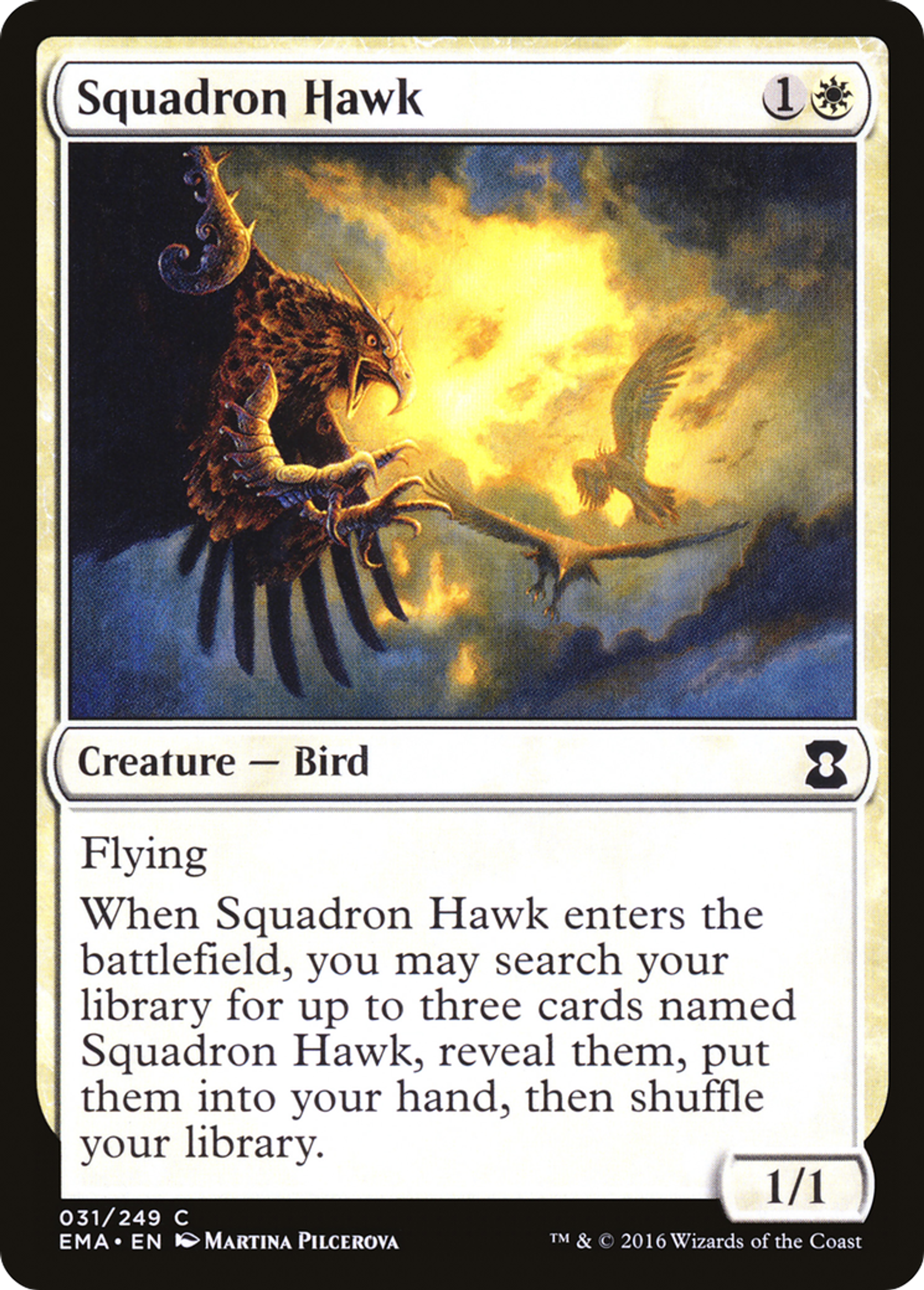 Squadron Hawk — Eternal Masters — Magic: The Gathering