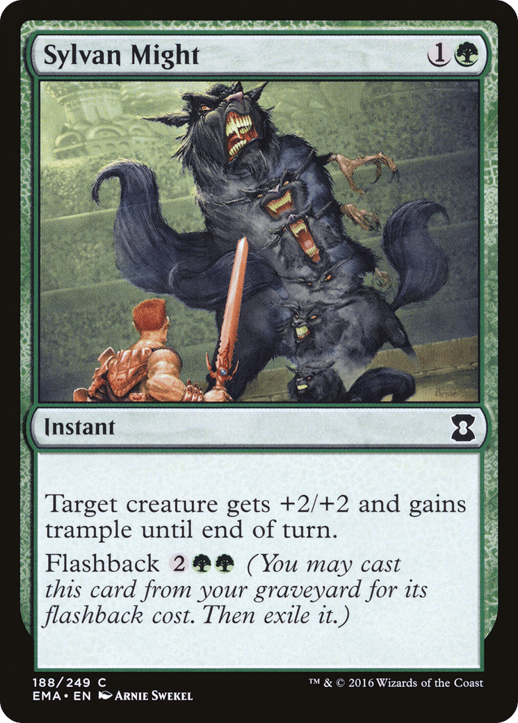 Sylvan Might — Eternal Masters — Magic: The Gathering