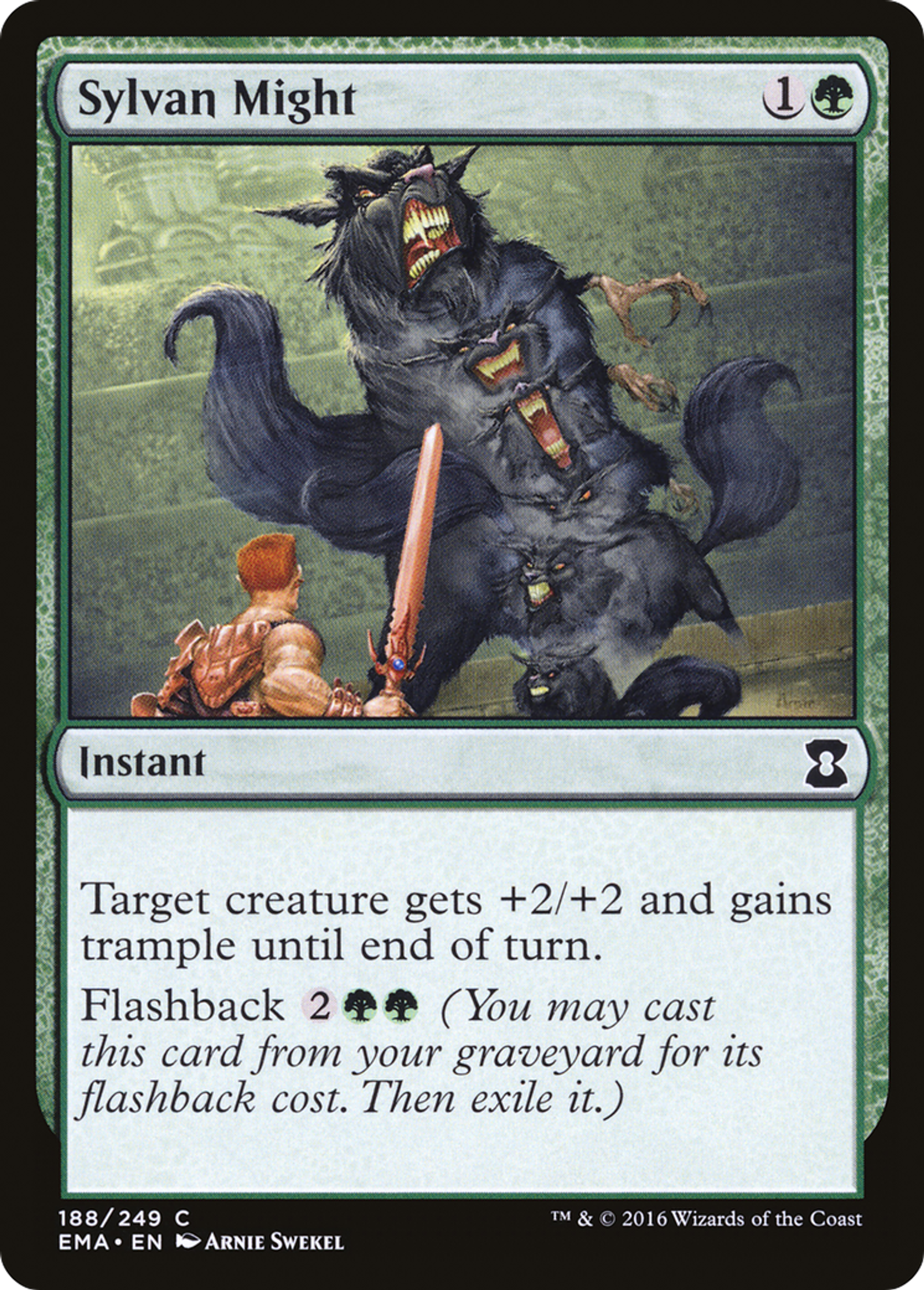 Puissance sylvestre — Eternal Masters — Magic: The Gathering