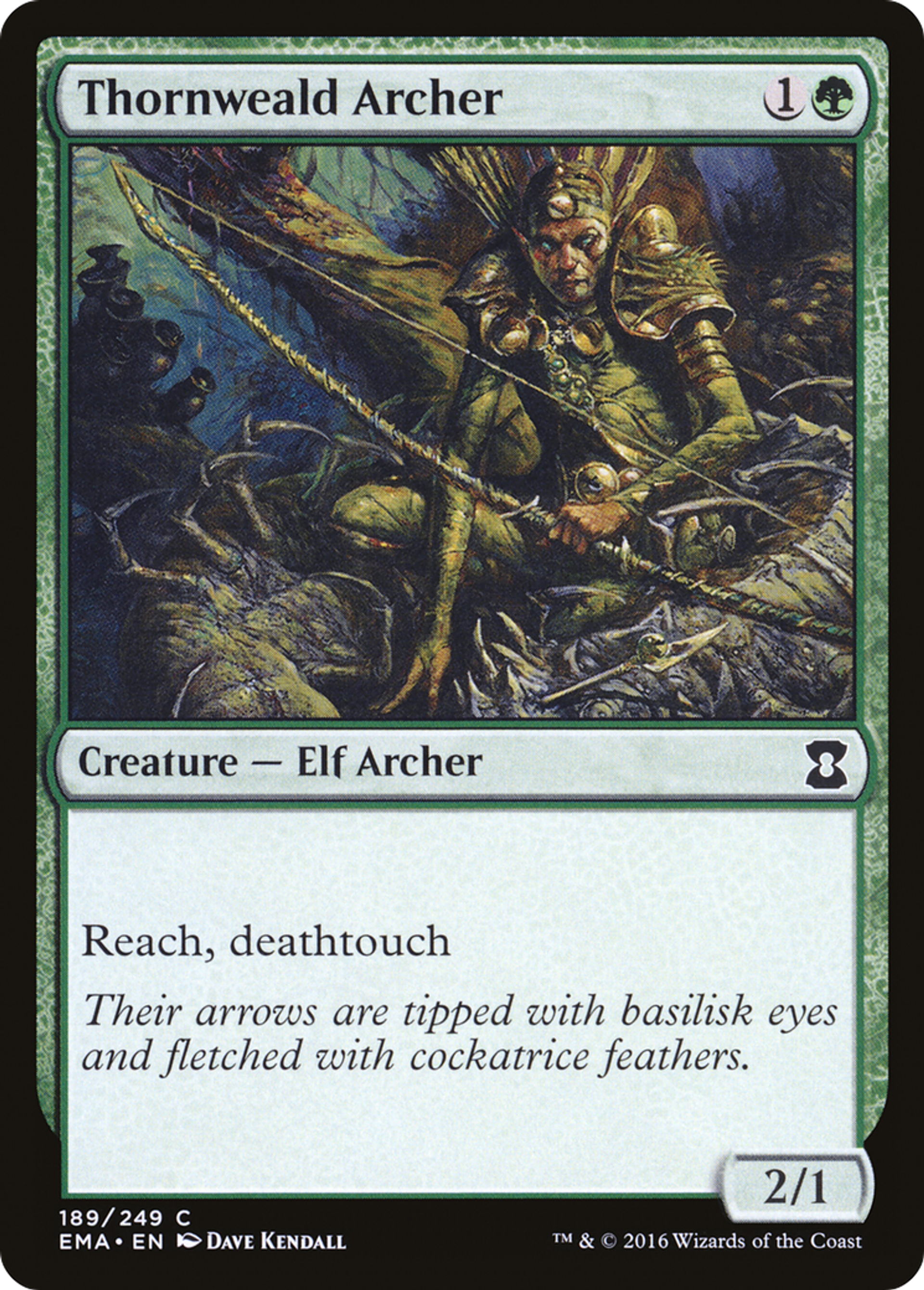 Archer de Sylvépine — Eternal Masters — Magic: The Gathering