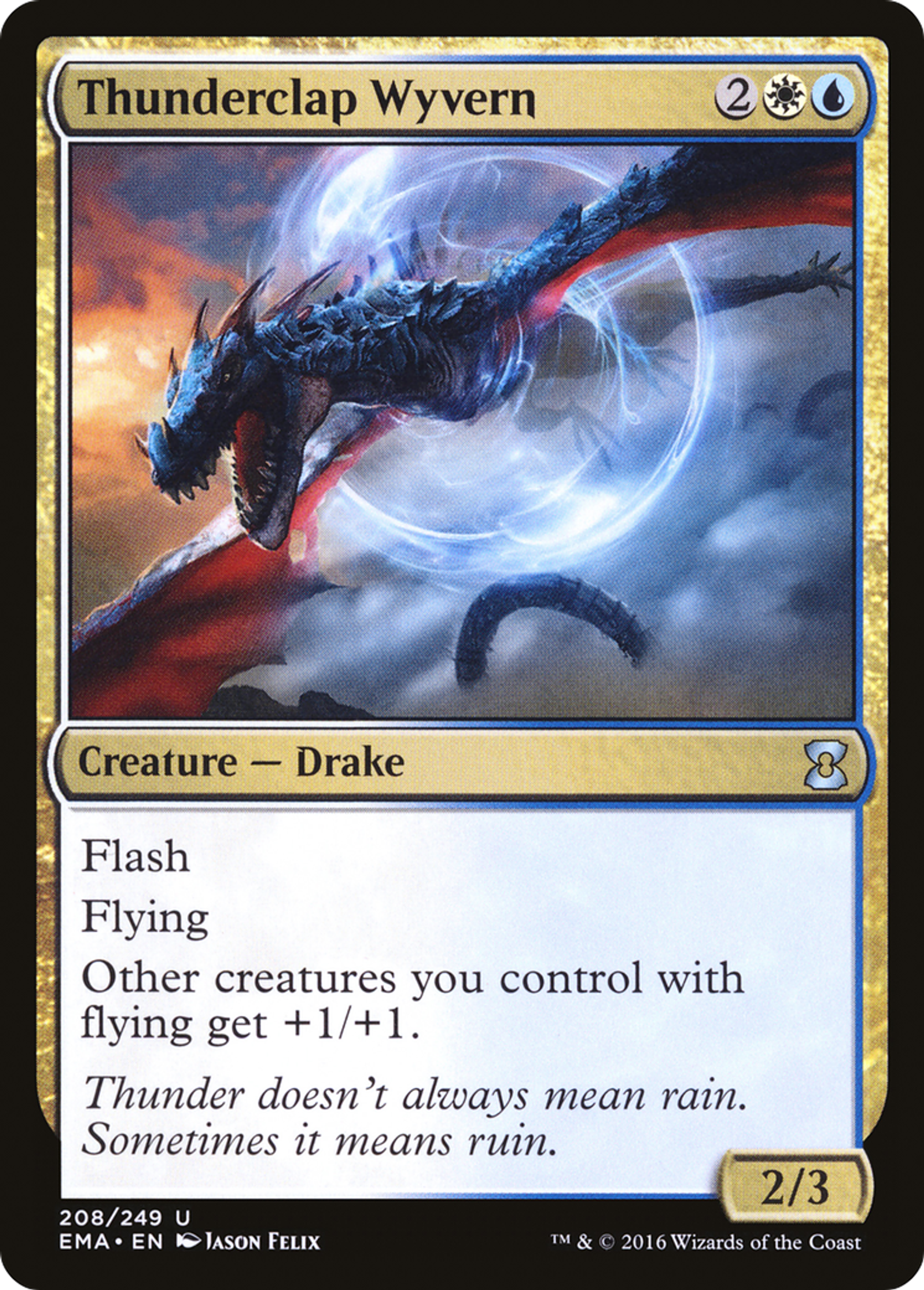 Vouivre du tonnerre — Eternal Masters — Magic: The Gathering