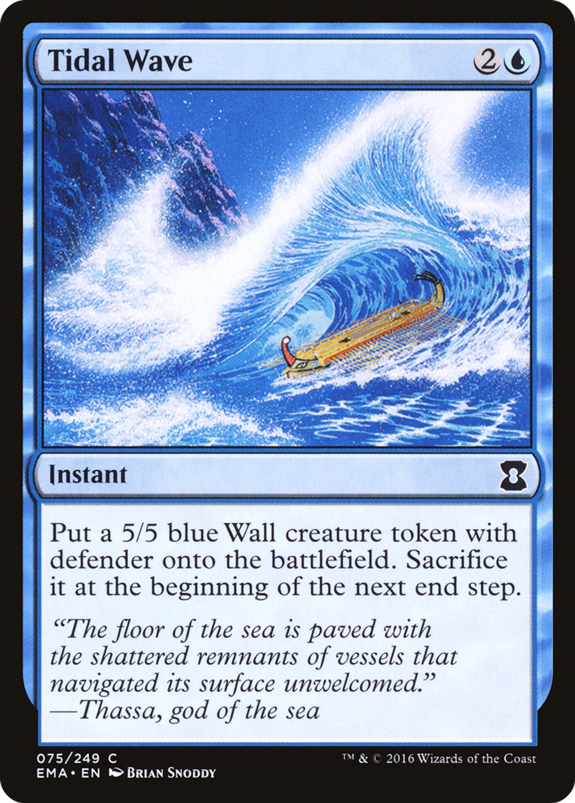 Tidal Wave — Eternal Masters — Magic: The Gathering