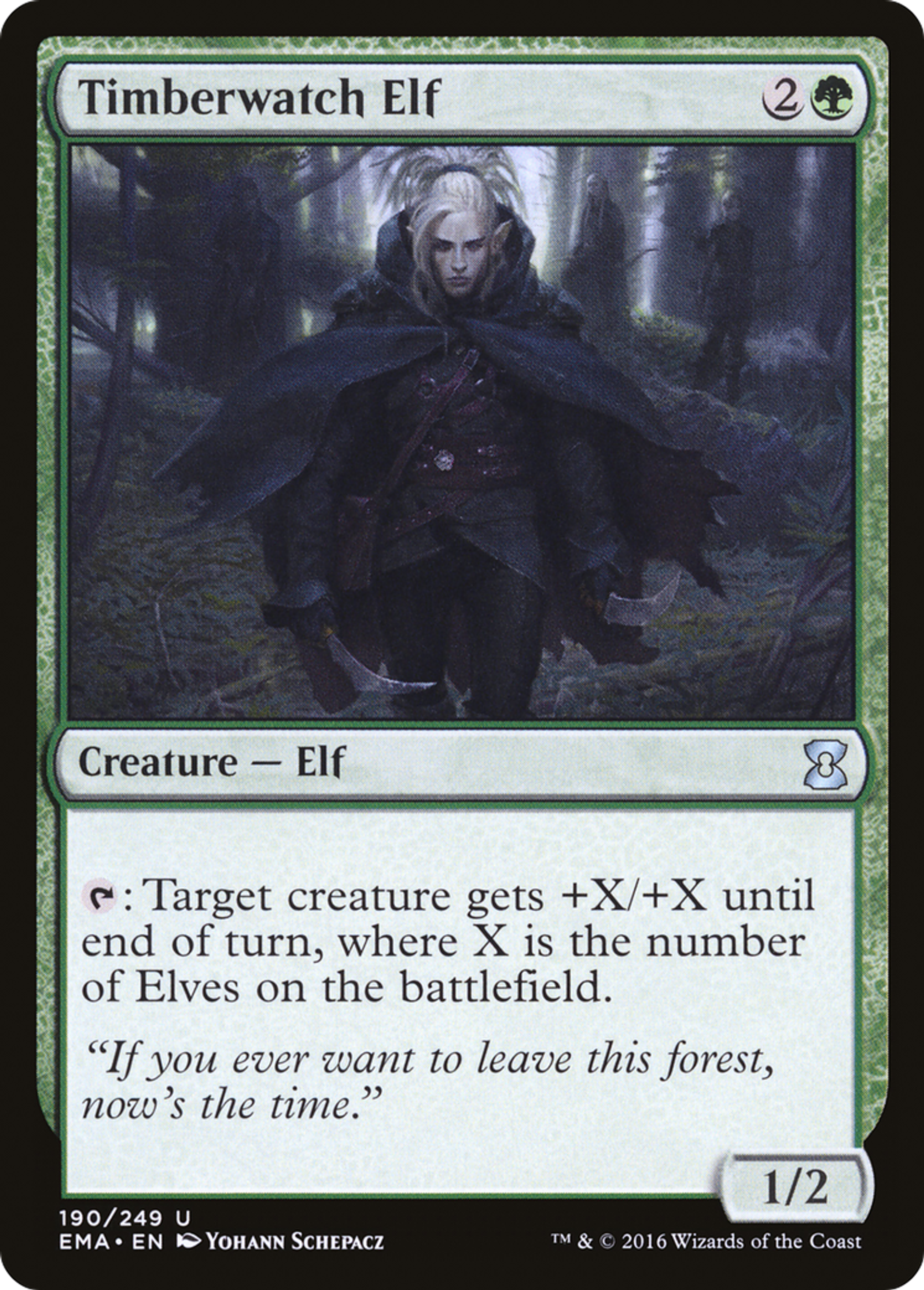 Elfe gardebois — Eternal Masters — Magic: The Gathering