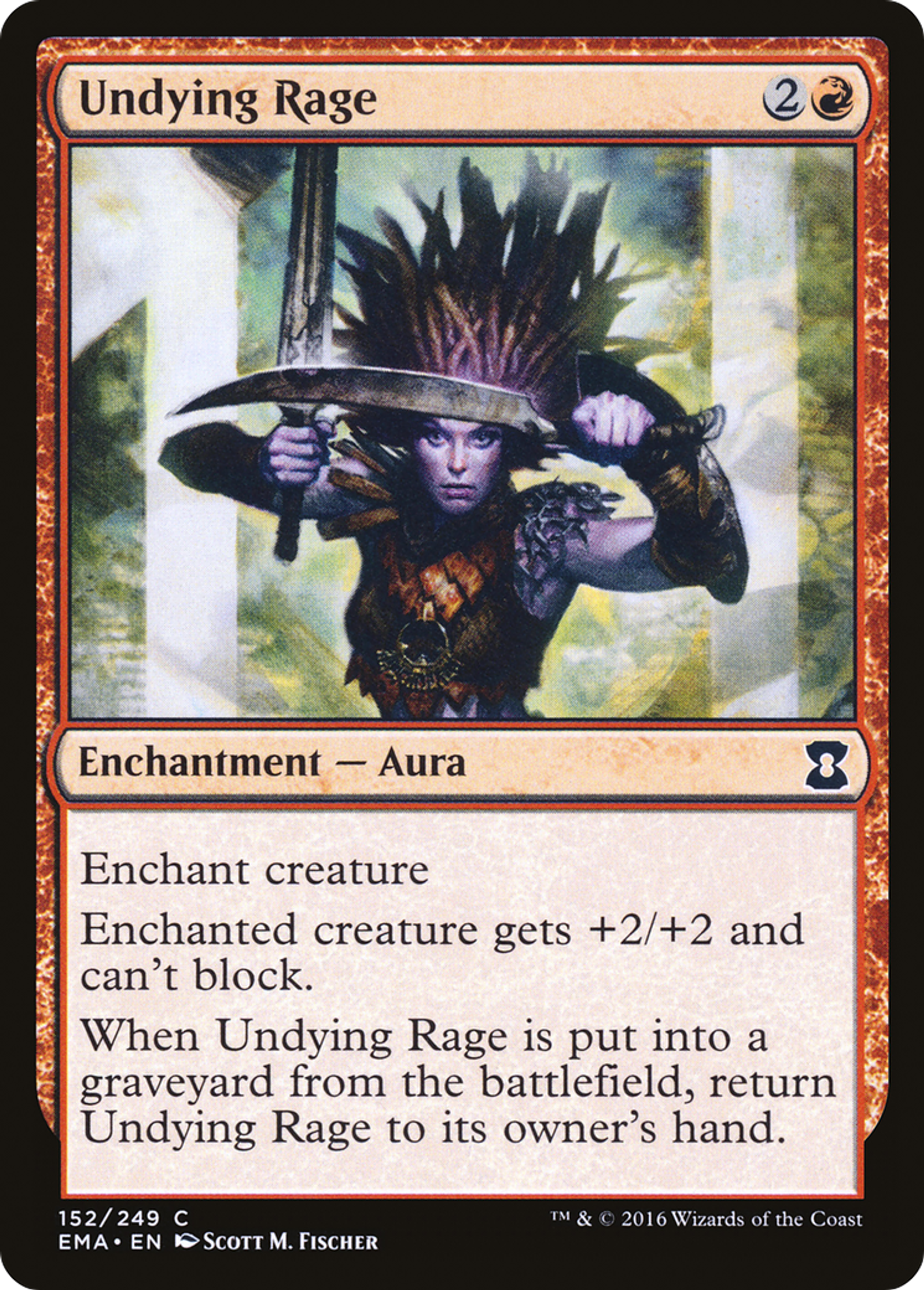Undying Rage — Eternal Masters — Magic: The Gathering