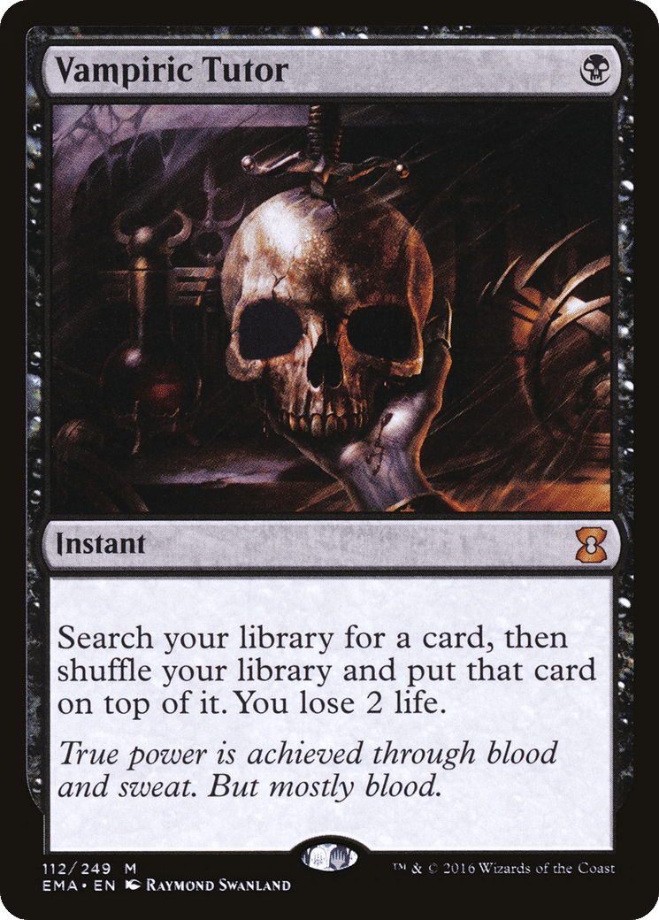 Vampiric Tutor — Eternal Masters — Magic: The Gathering