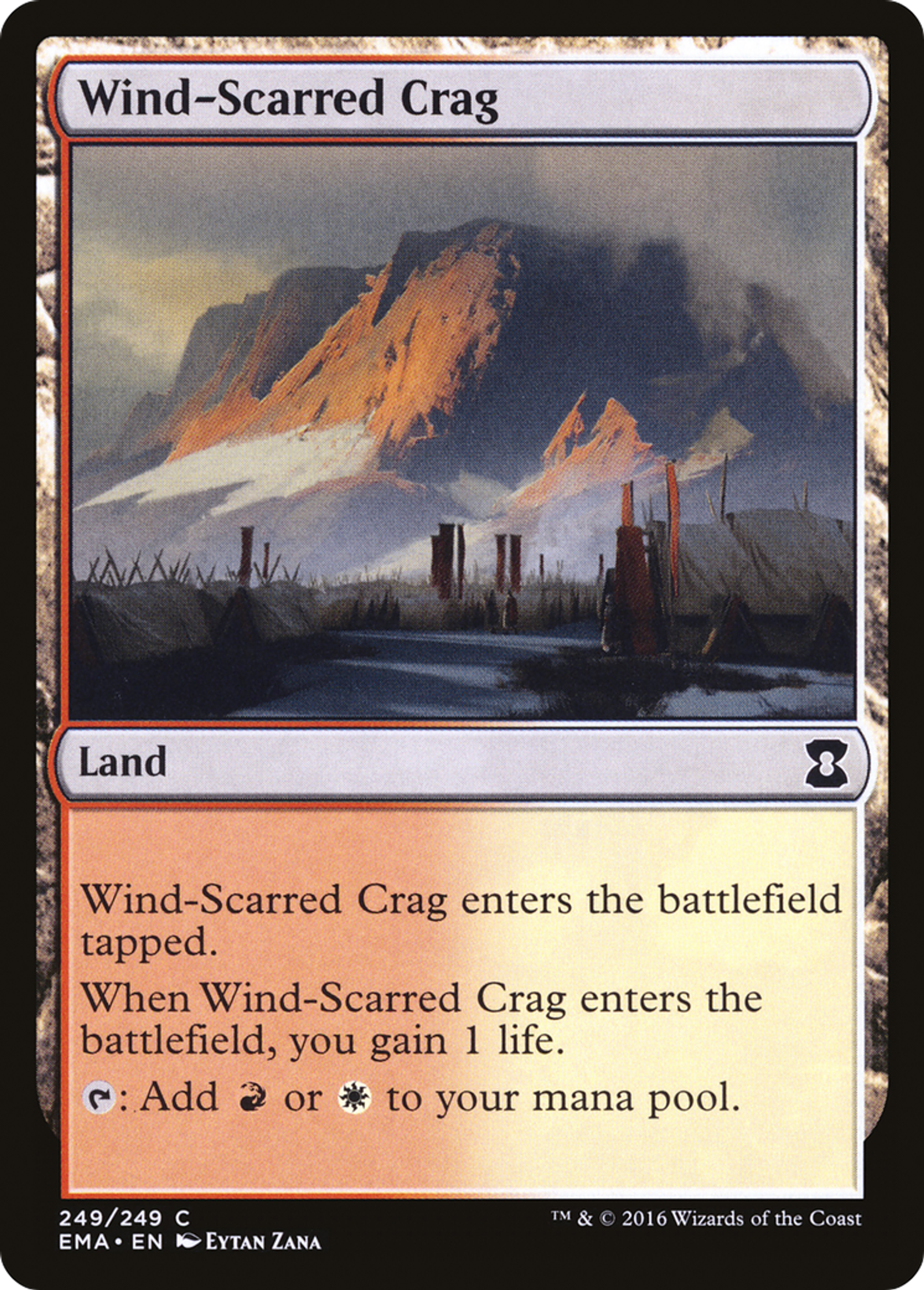 Wind-Scarred Crag — Eternal Masters — Magic: The Gathering