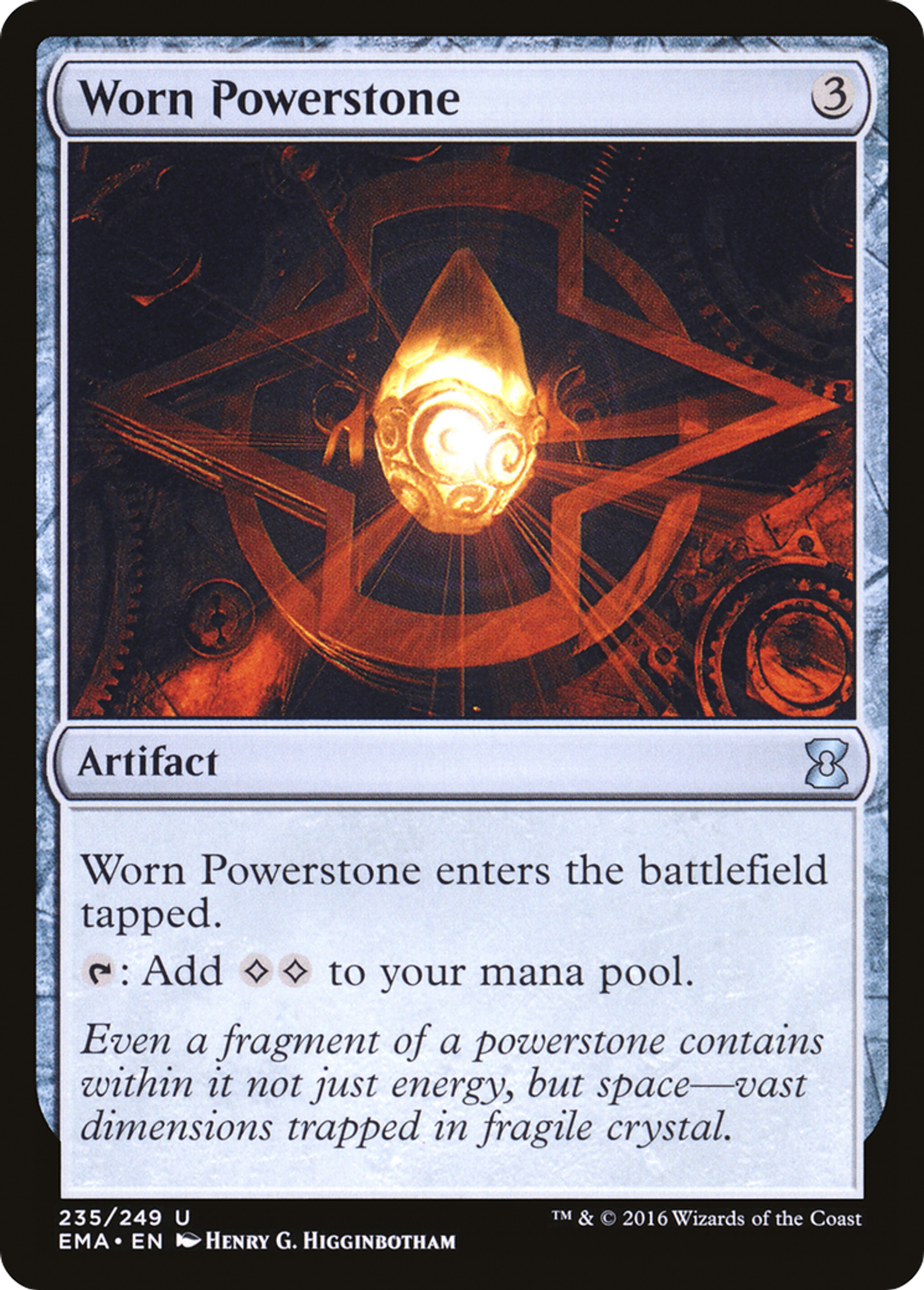 Worn Powerstone — Eternal Masters — Magic: The Gathering