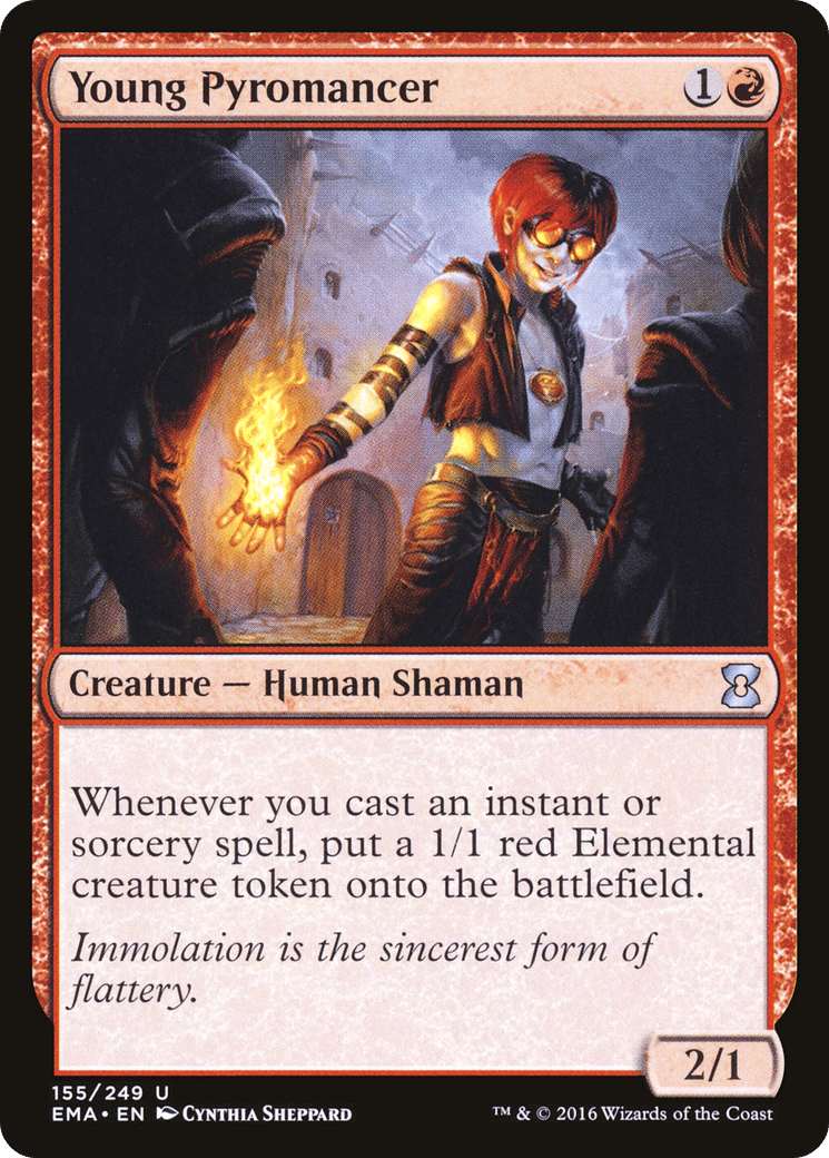 Young Pyromancer — Eternal Masters — Magic: The Gathering