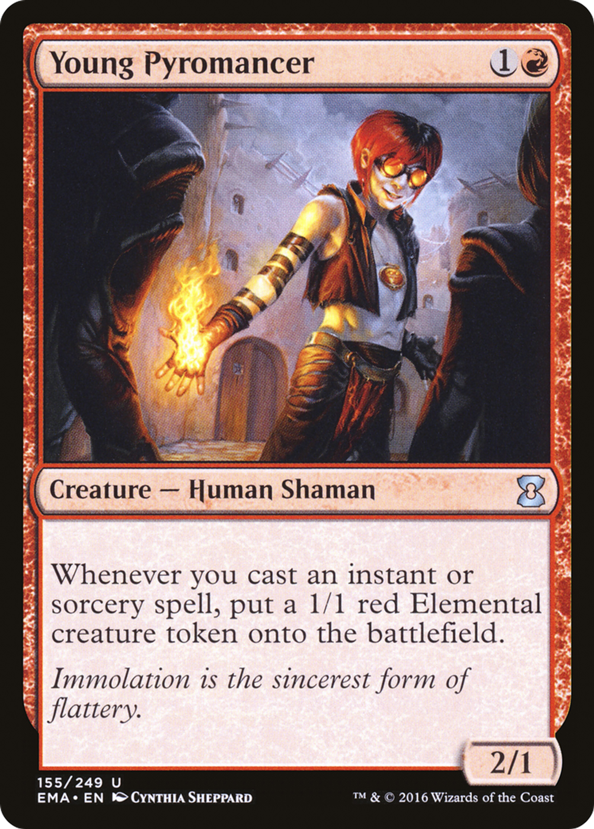 Jeune pyromancien — Eternal Masters — Magic: The Gathering
